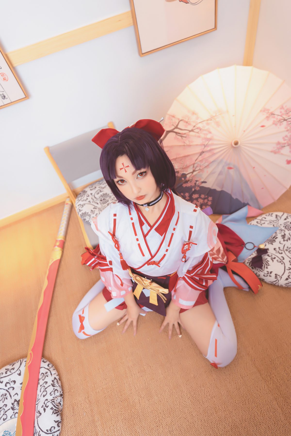 Coser@神楽坂真冬 Vol.063 绝对企画-陈And妖刀姬cos 刀ノ語 Part1