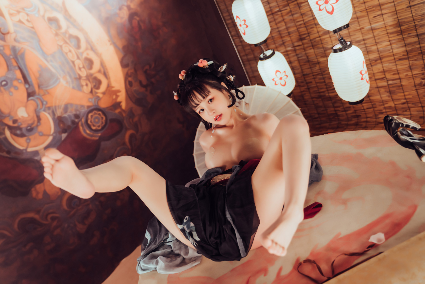 Cosplay 晕崽Zz 小琵琶精 Set.01