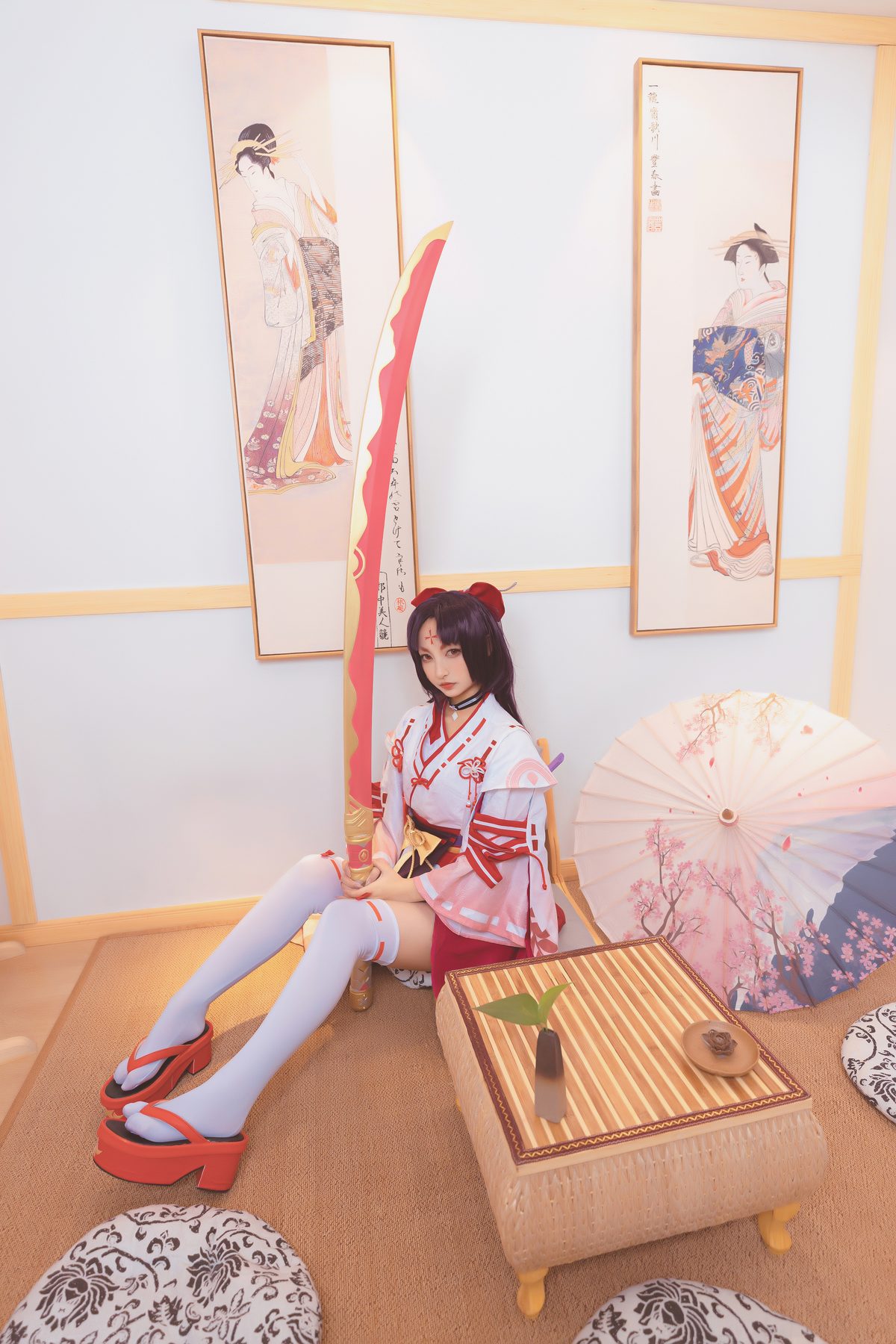 Coser@神楽坂真冬 Vol.063 绝对企画-陈And妖刀姬cos 刀ノ語 Part3