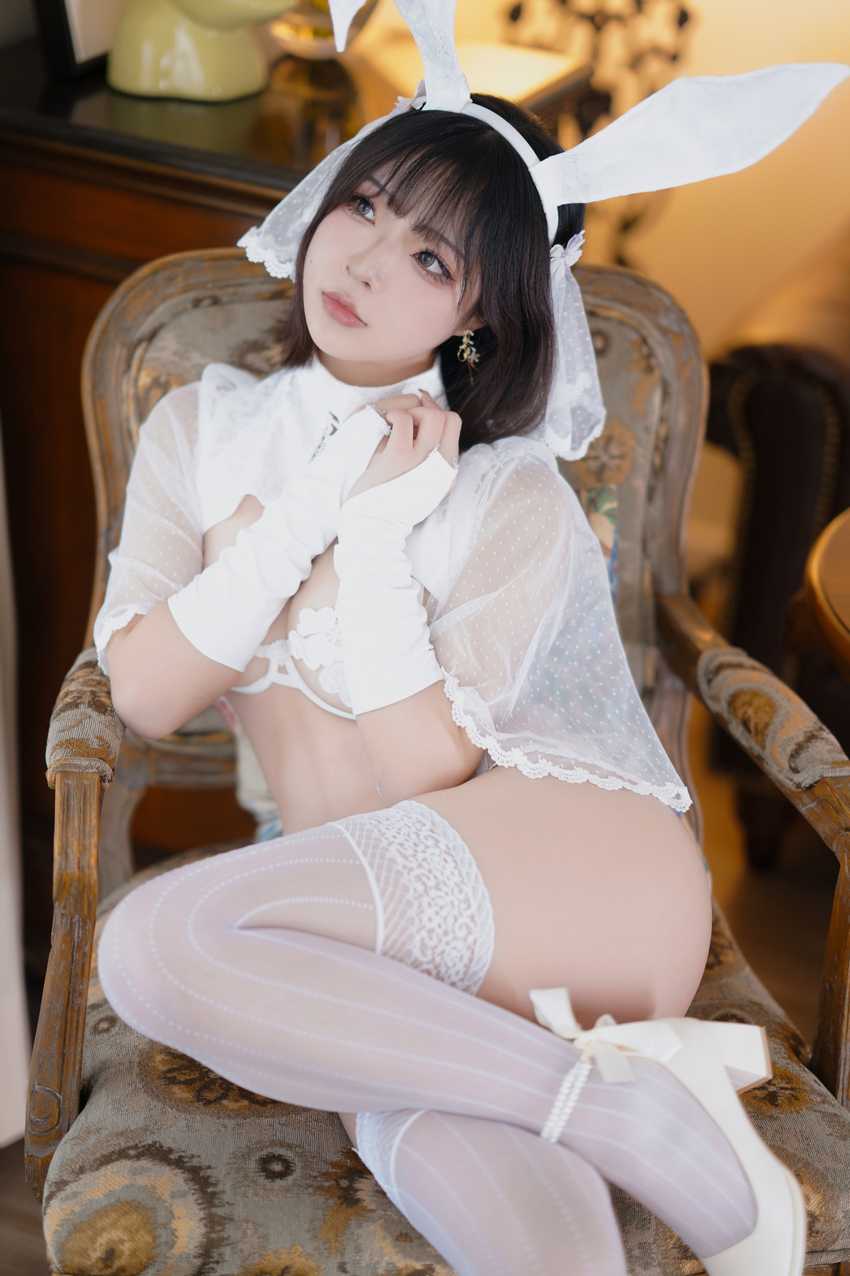 Cosplay Yuuhui玉汇 雪兔 Set.01