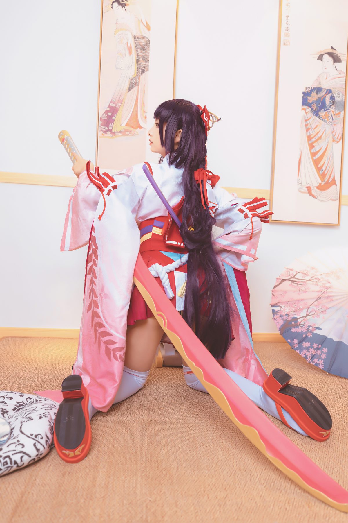 Coser@神楽坂真冬 Vol.063 绝对企画-陈And妖刀姬cos 刀ノ語 Part3