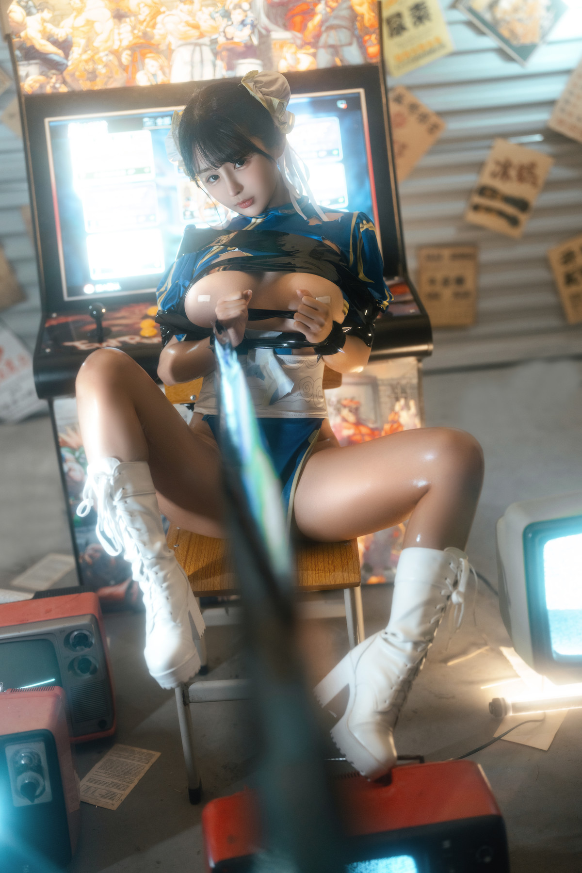 Cosplay 桜井宁宁 电玩春丽 Set.01