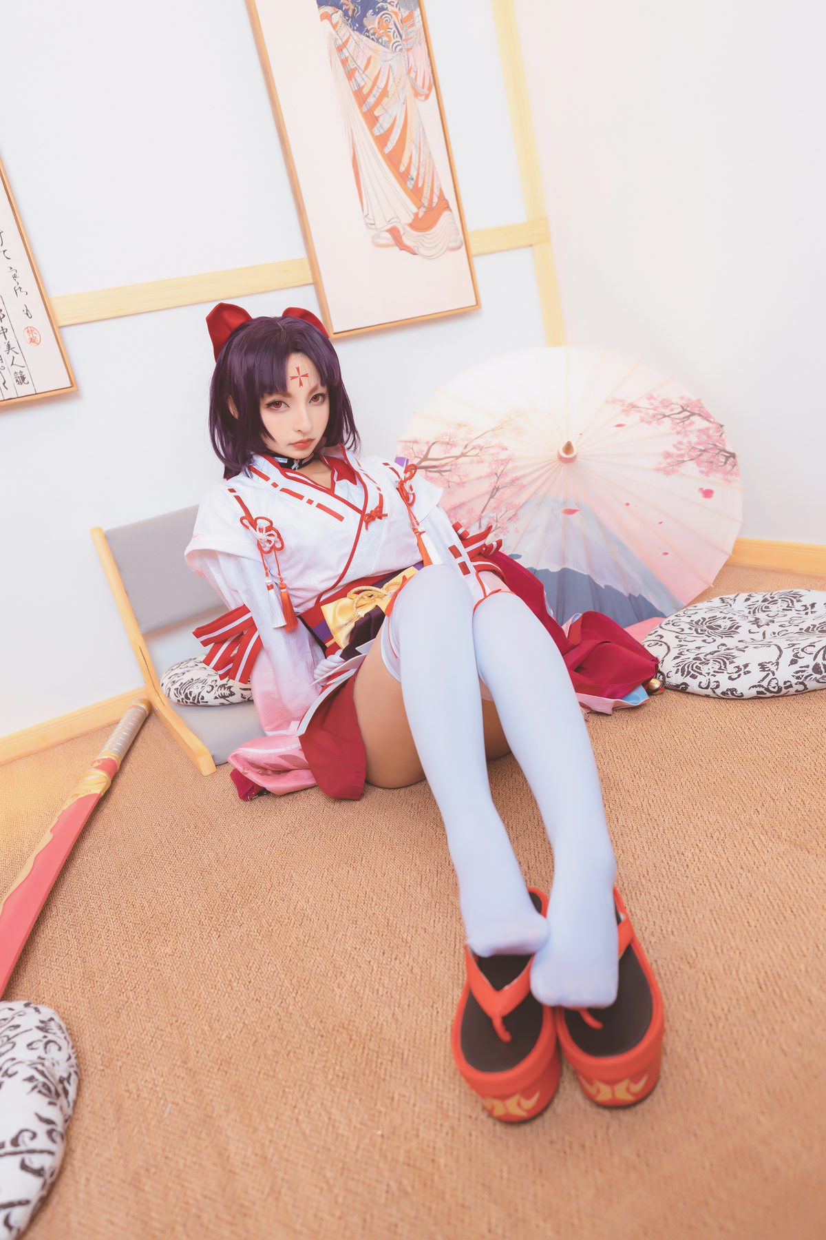 Coser@神楽坂真冬 Vol.063 绝对企画-陈And妖刀姬cos 刀ノ語 Part1