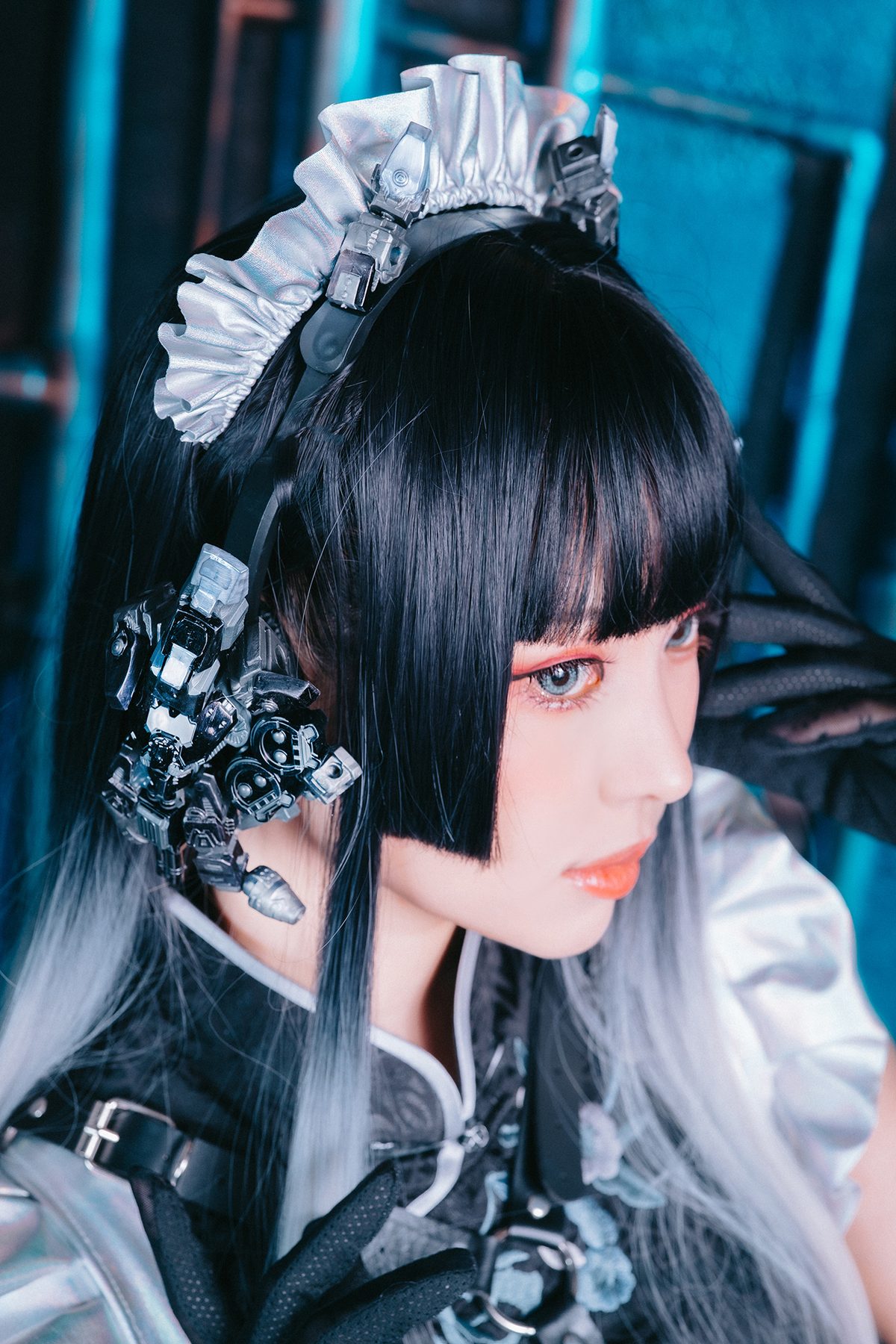 Coser@Ely_eee ElyEE子 – 賽博女僕 Melanite黑榴石