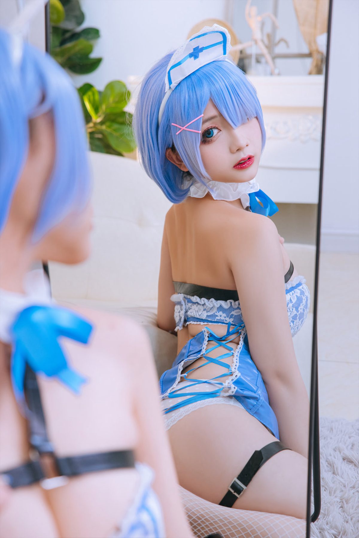 Coser@日奈娇 – 蕾姆蓝色护士