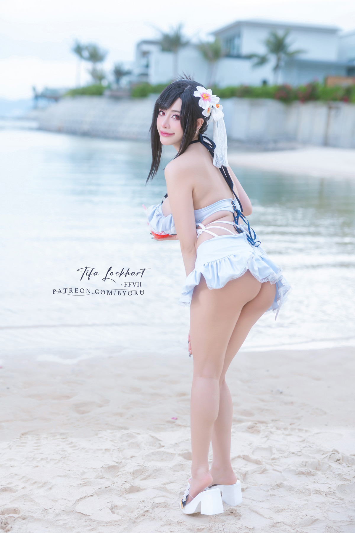 Cosplay 日本性感萝莉Byoru Tifa FF7r Bikini