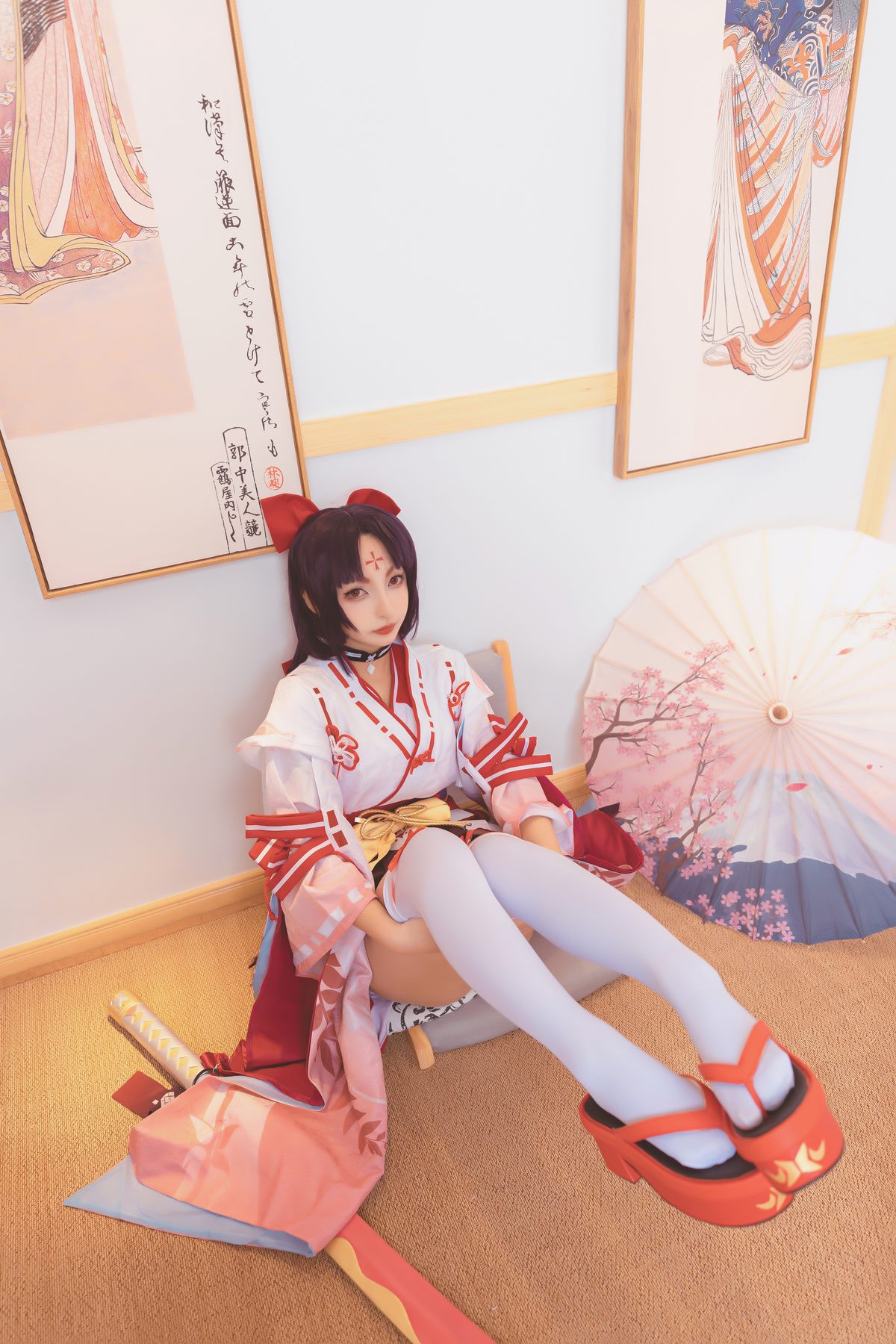 Coser@神楽坂真冬 Vol.063 绝对企画-陈And妖刀姬cos 刀ノ語 Part3