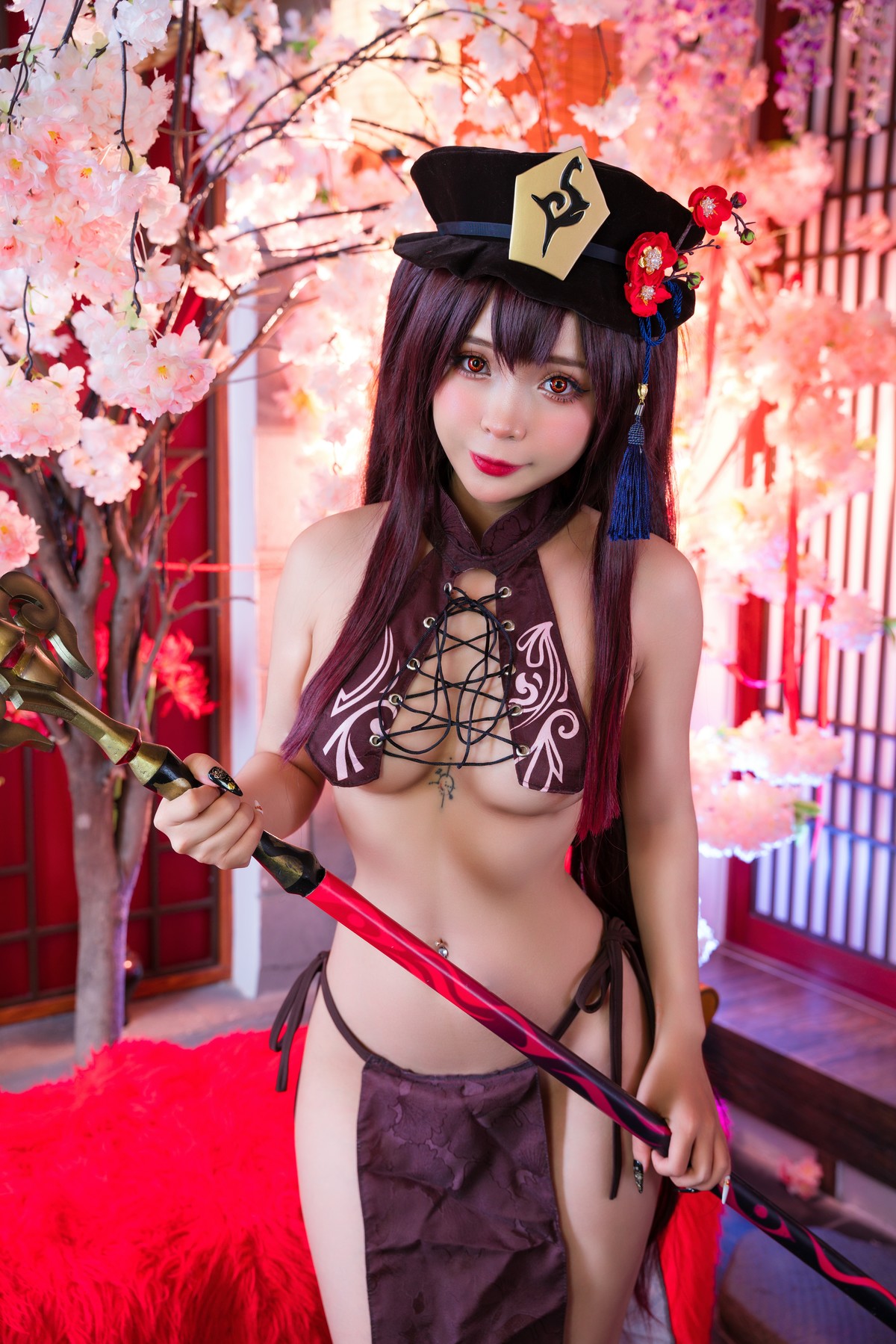 Cosplay Umeko.J Genshin HuTao 胡桃 Set.02