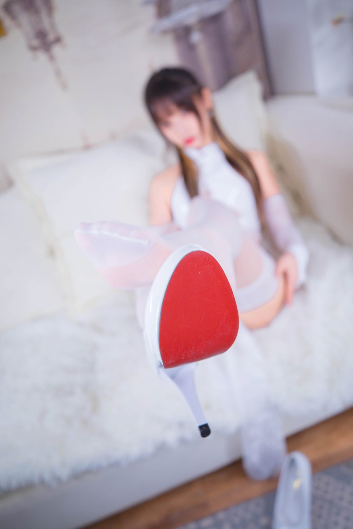 Coser@神楽坂真冬 Vol.068 绝对企画-黑白旗袍 風と月 Part3