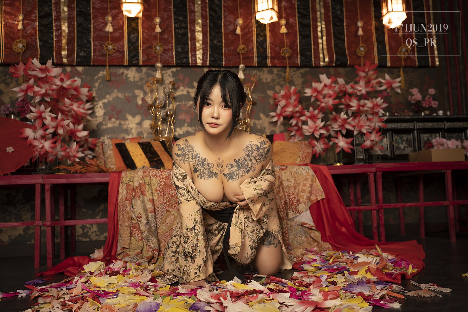 Jeon BoYeon 전보연, [SAINT Photolife] BoYeon Yukata Set.01 [28P]