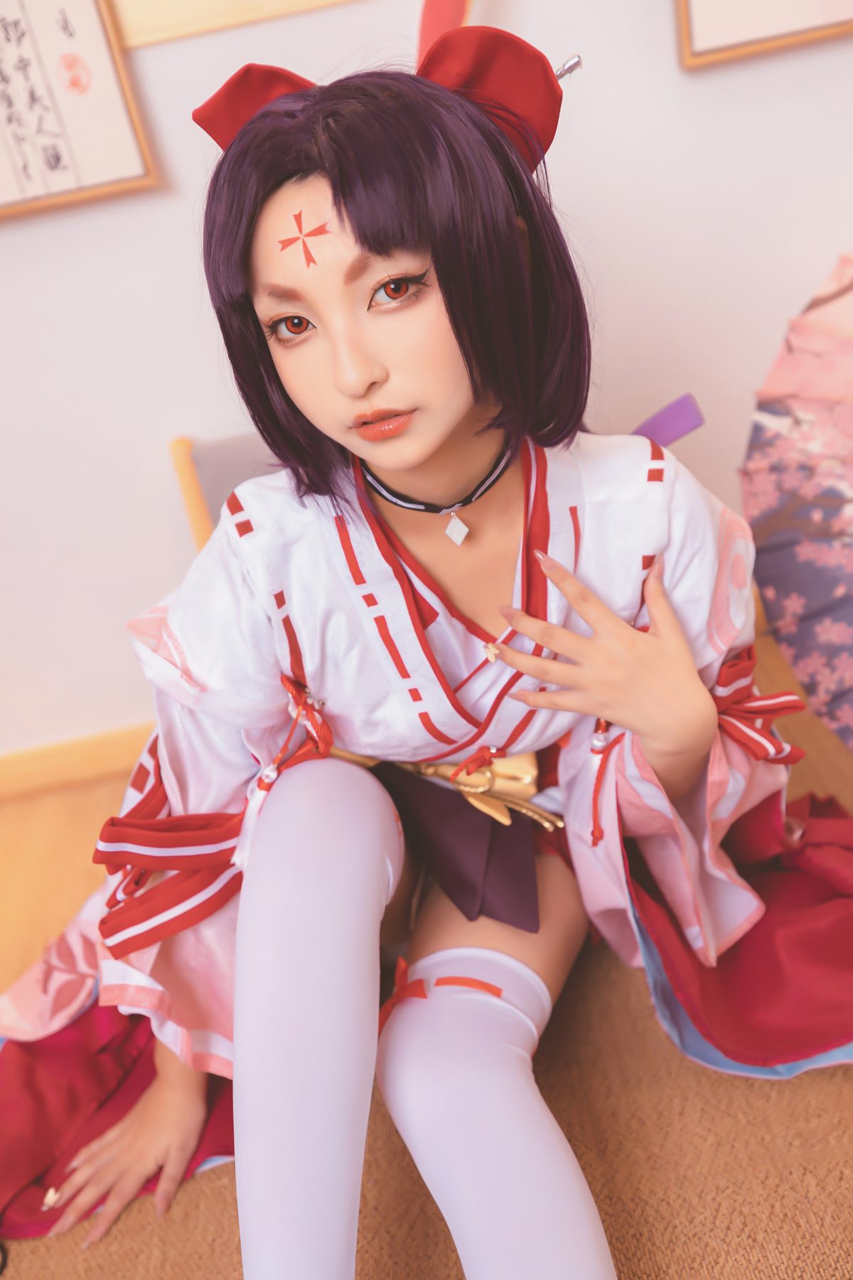 Coser@神楽坂真冬 Vol.063 绝对企画-陈And妖刀姬cos 刀ノ語 Part1