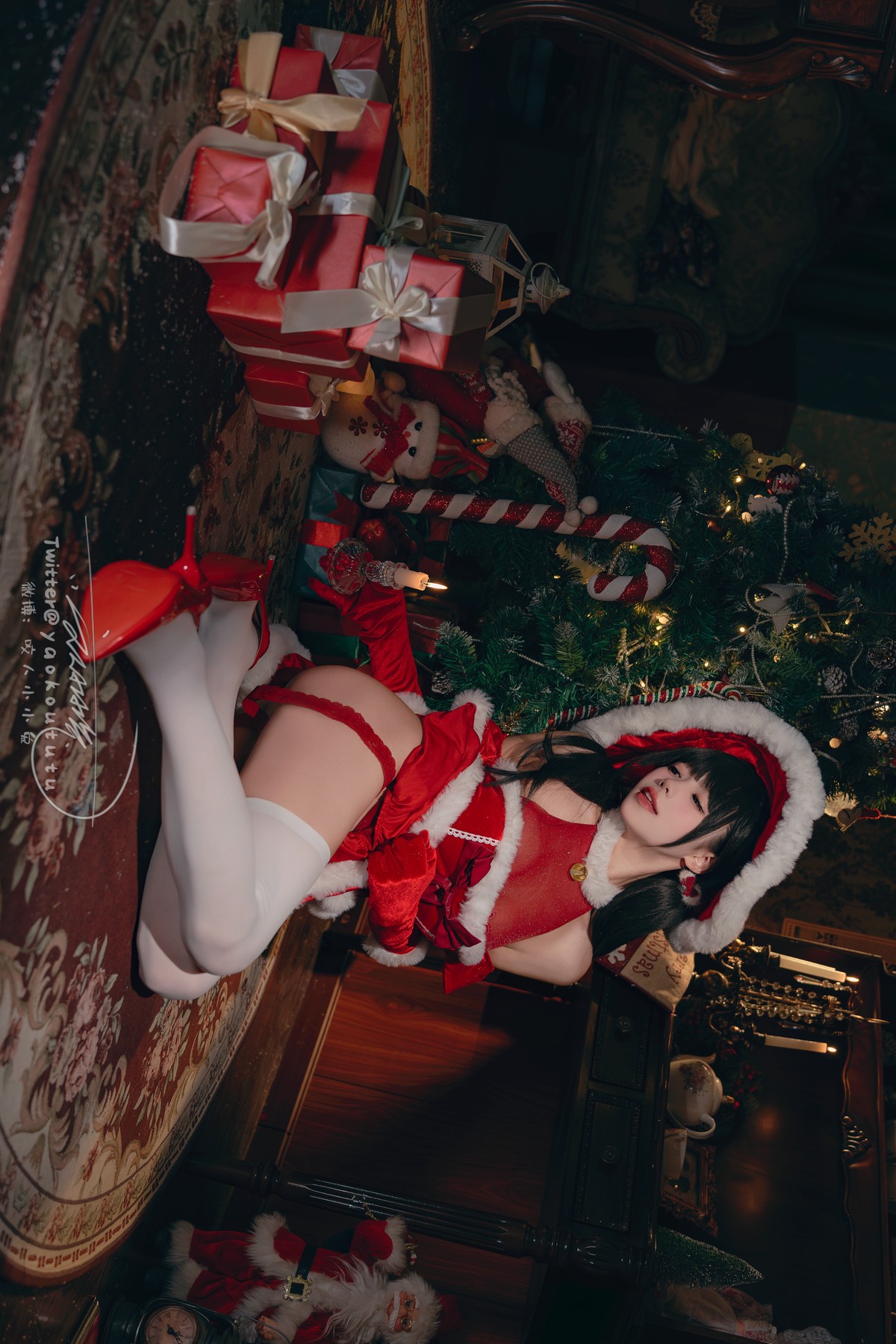 Cosplay 黏黏团子兔 魔女圣诞夜 Christmas Eve Set.01