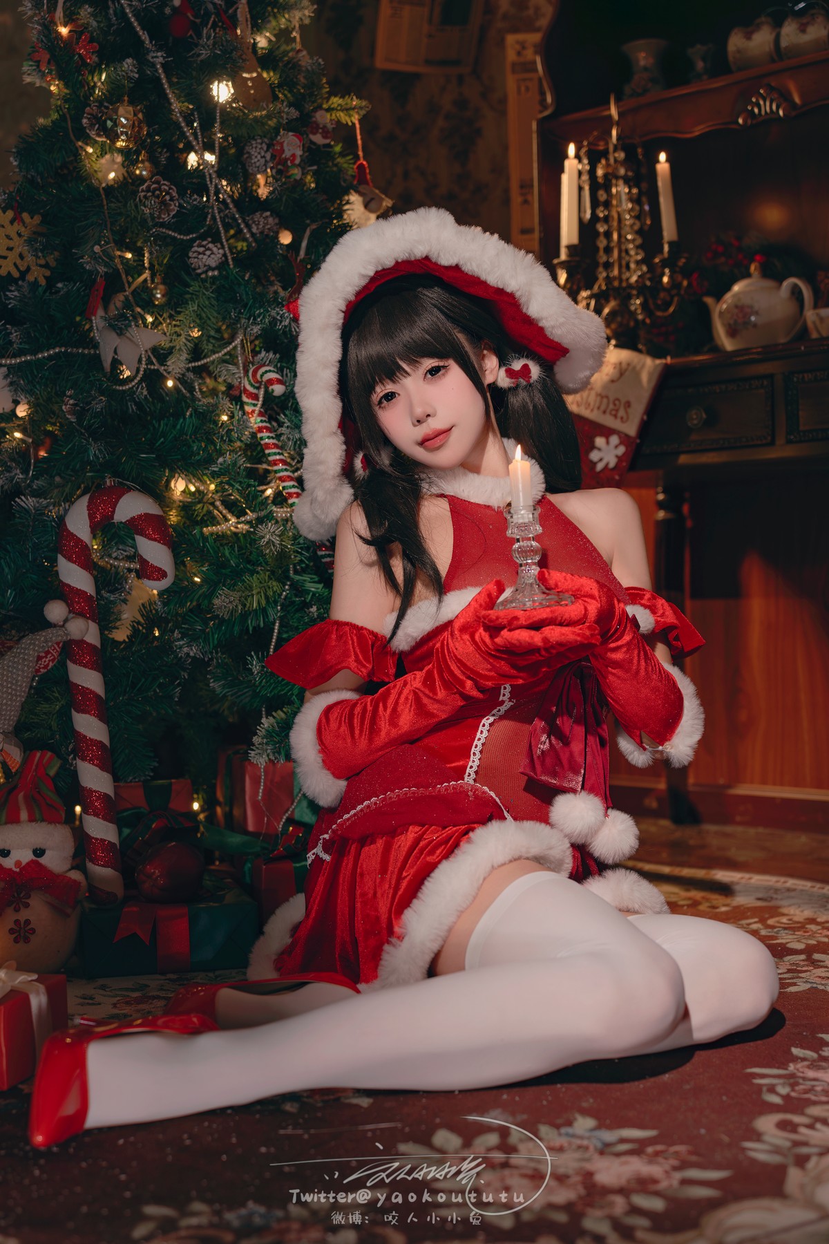 Cosplay 黏黏团子兔 魔女圣诞夜 Christmas Eve Set.01