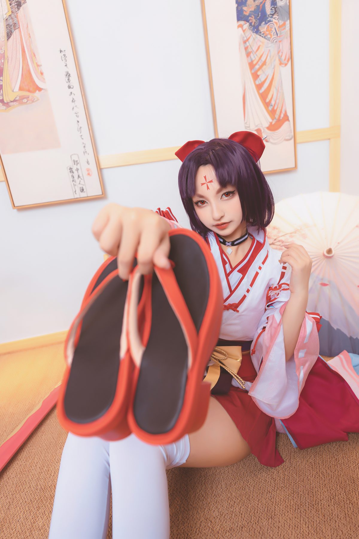 Coser@神楽坂真冬 Vol.063 绝对企画-陈And妖刀姬cos 刀ノ語 Part1