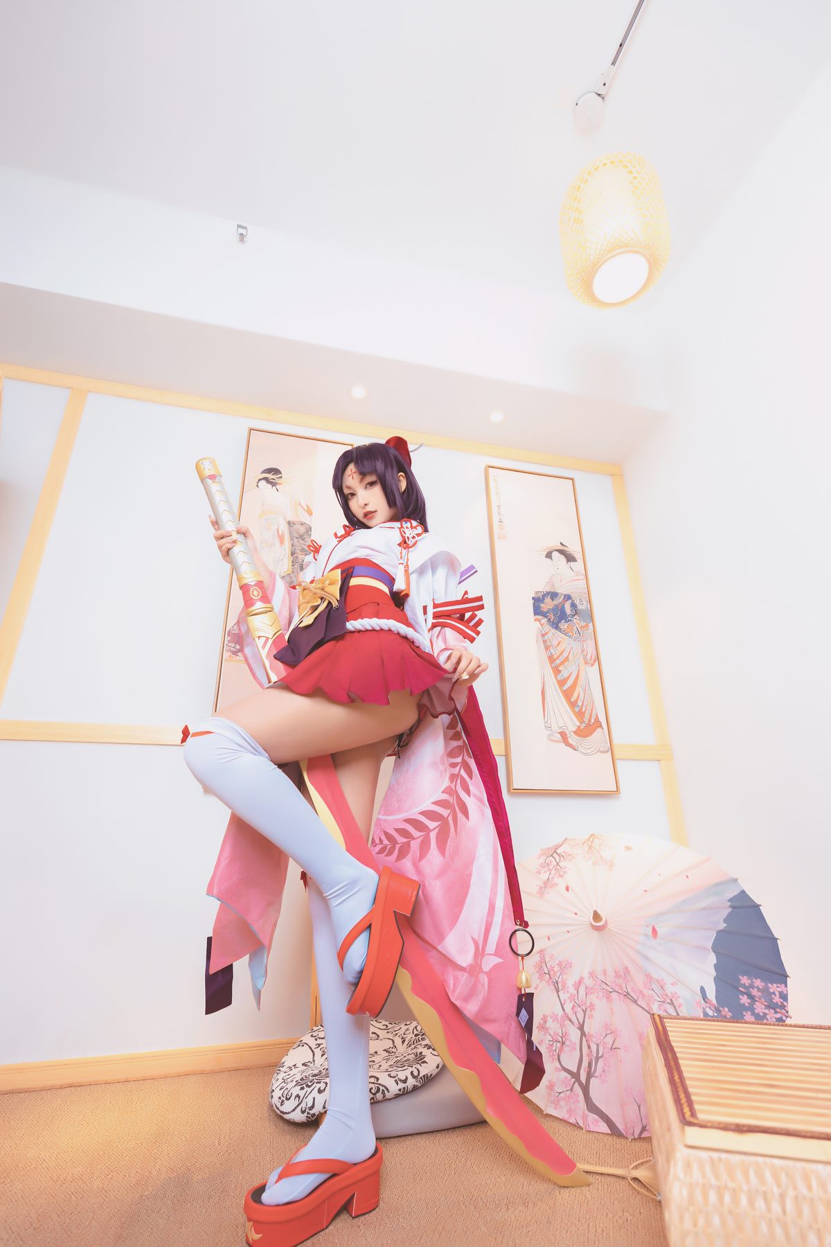 Coser@神楽坂真冬 Vol.063 绝对企画-陈And妖刀姬cos 刀ノ語 Part3