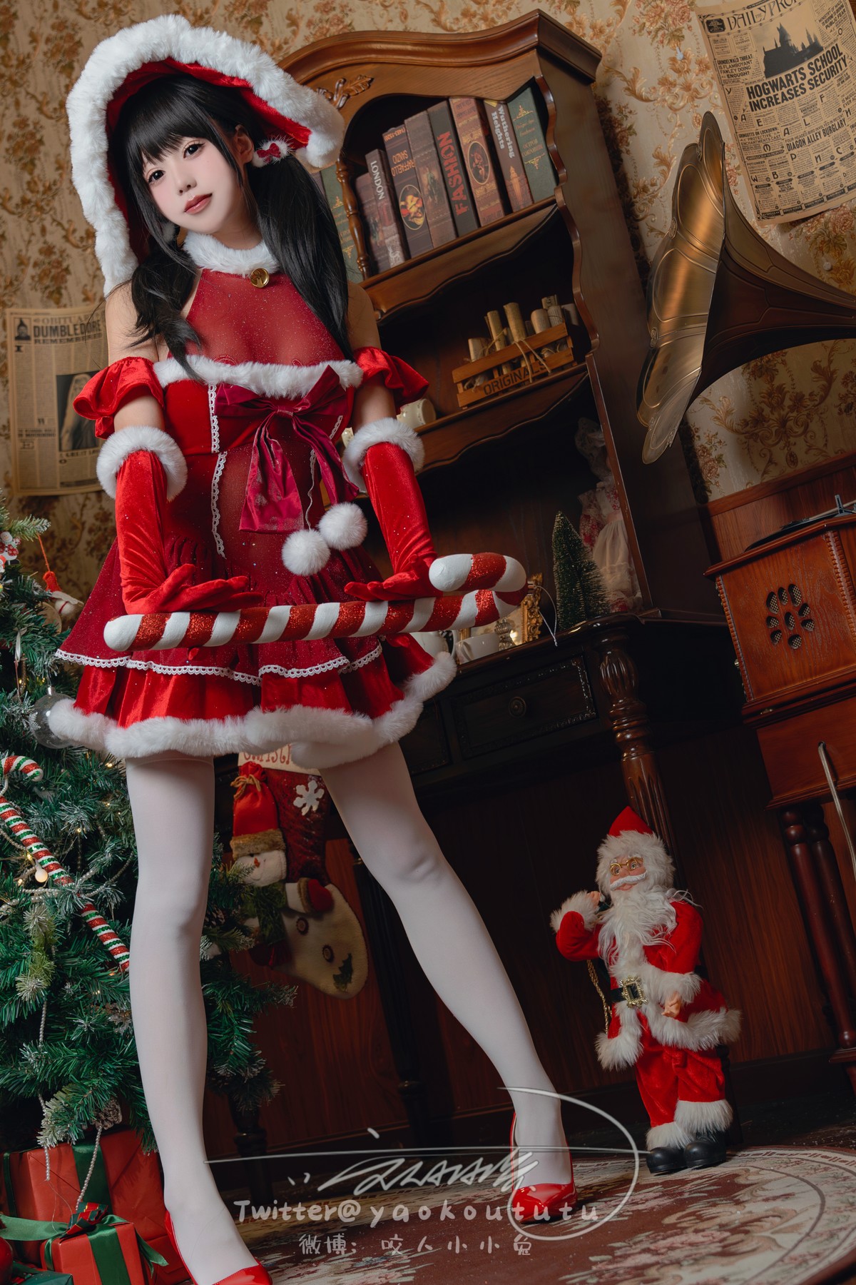 Cosplay 黏黏团子兔 魔女圣诞夜 Christmas Eve Set.01