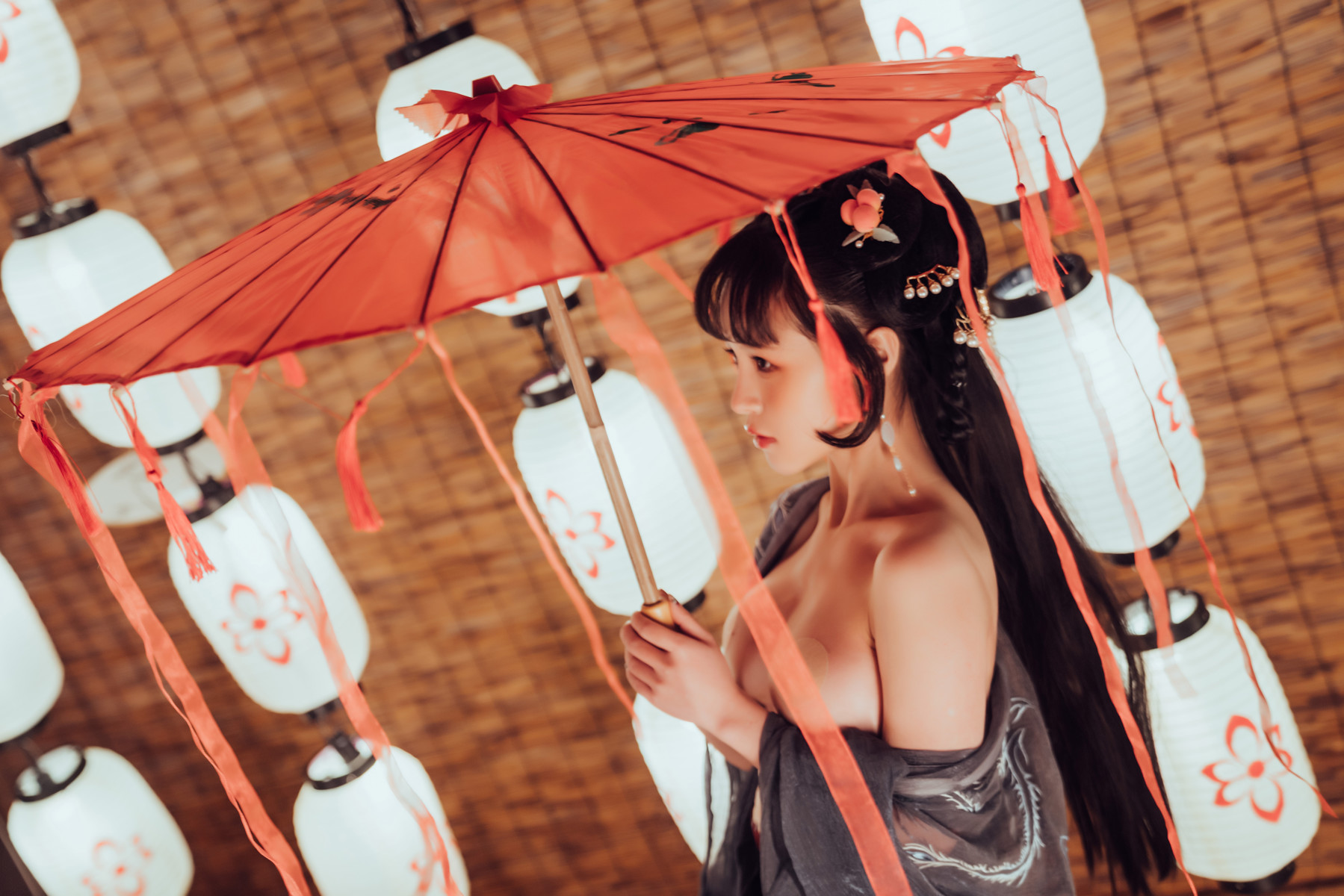 Cosplay 晕崽Zz 小琵琶精 Set.02