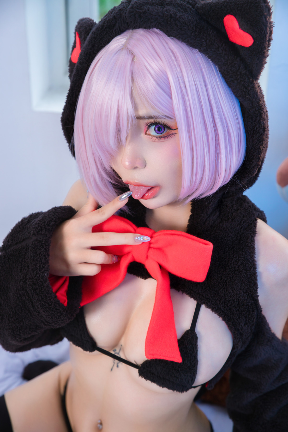 Cosplay Umeko.J Mashu Black Cat Set.01