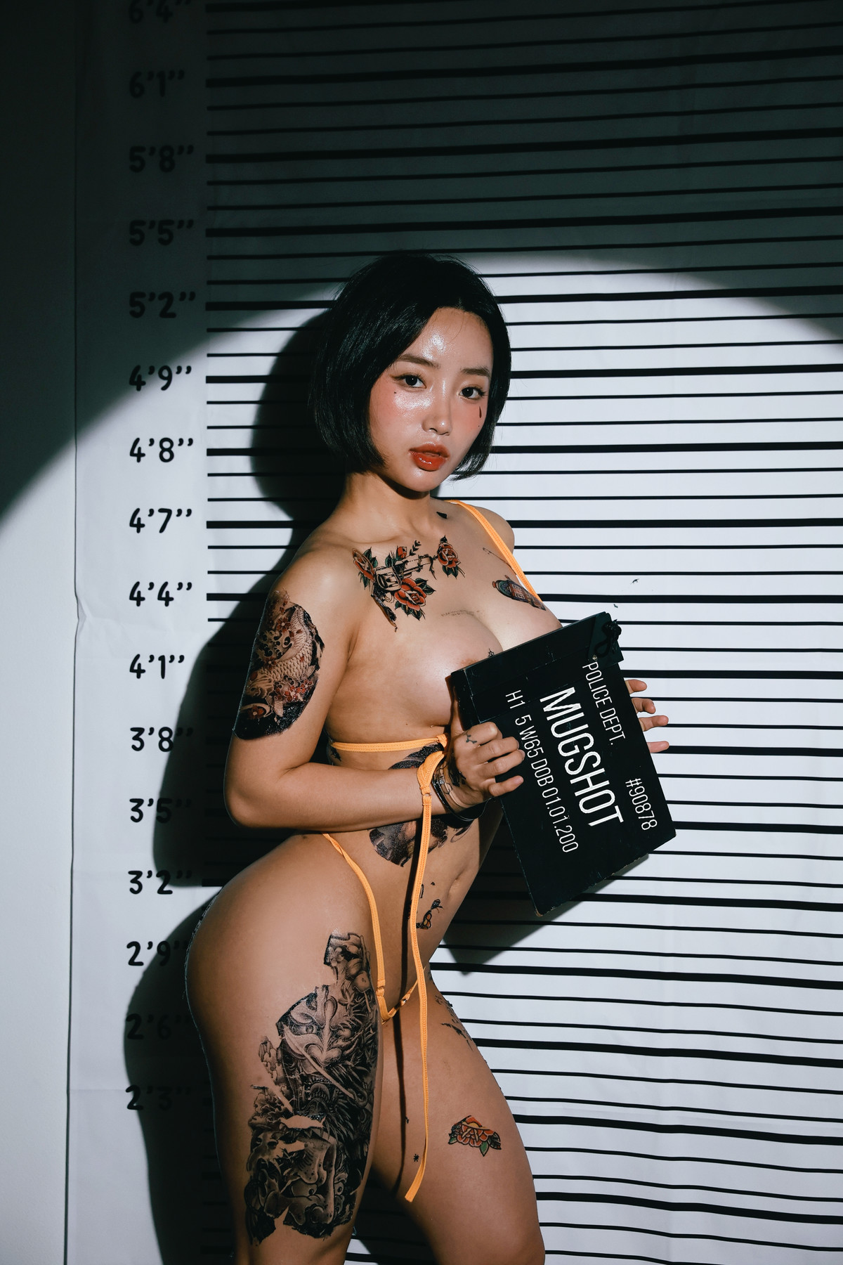 Booty Queen 엉덩퀸, Pinkpie Sexy Mugshot Set.01 [49P]