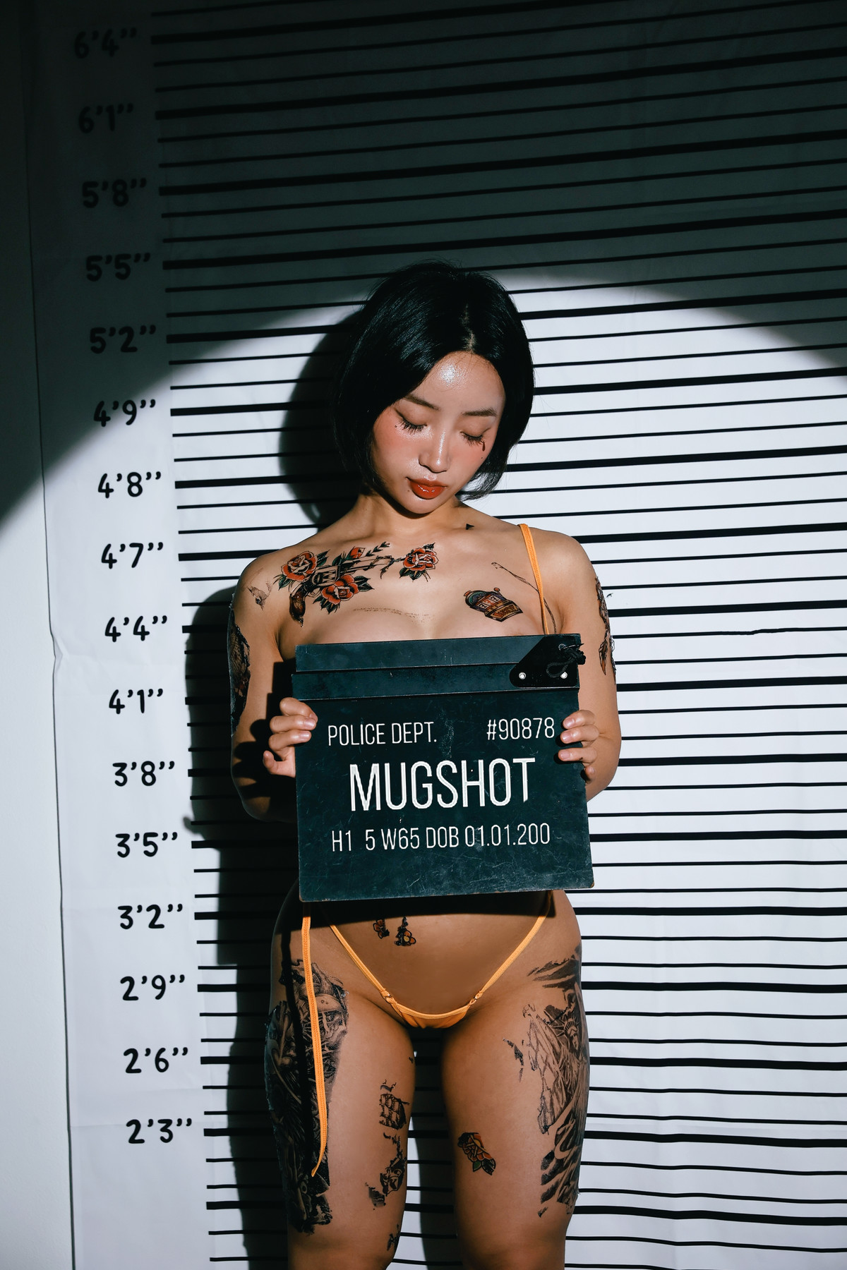 Booty Queen 엉덩퀸, Pinkpie Sexy Mugshot Set.01 [49P]