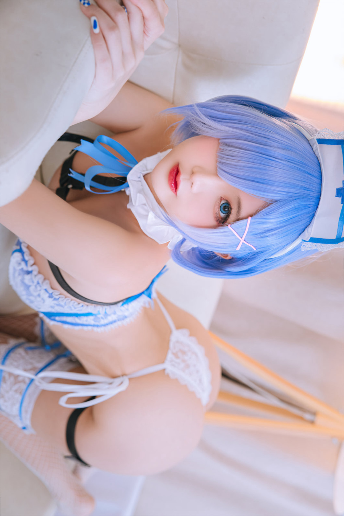 Cosplay 日奈娇 蕾姆蓝色护士 Set.02