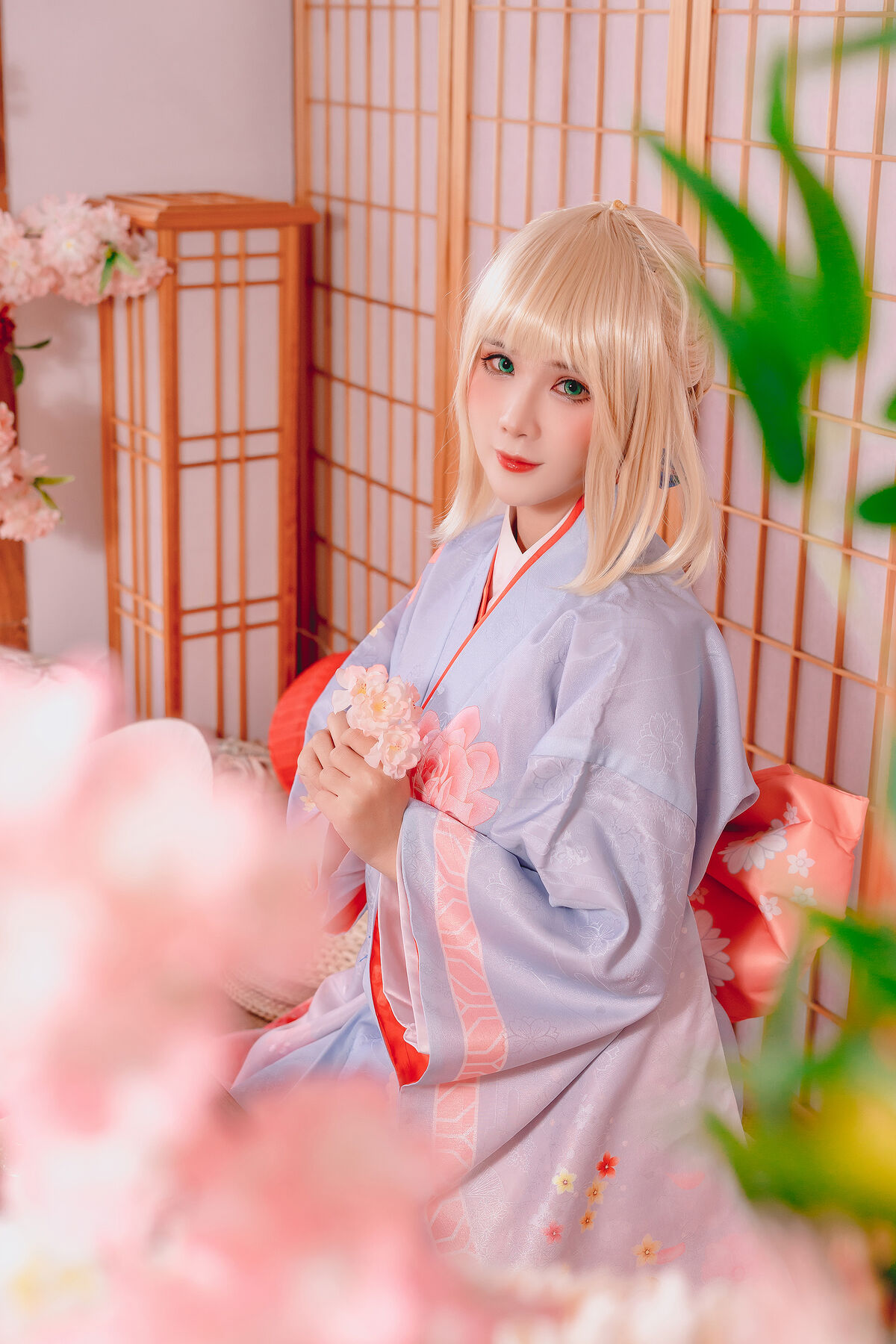 Coser@Pyon – Saber Kimono