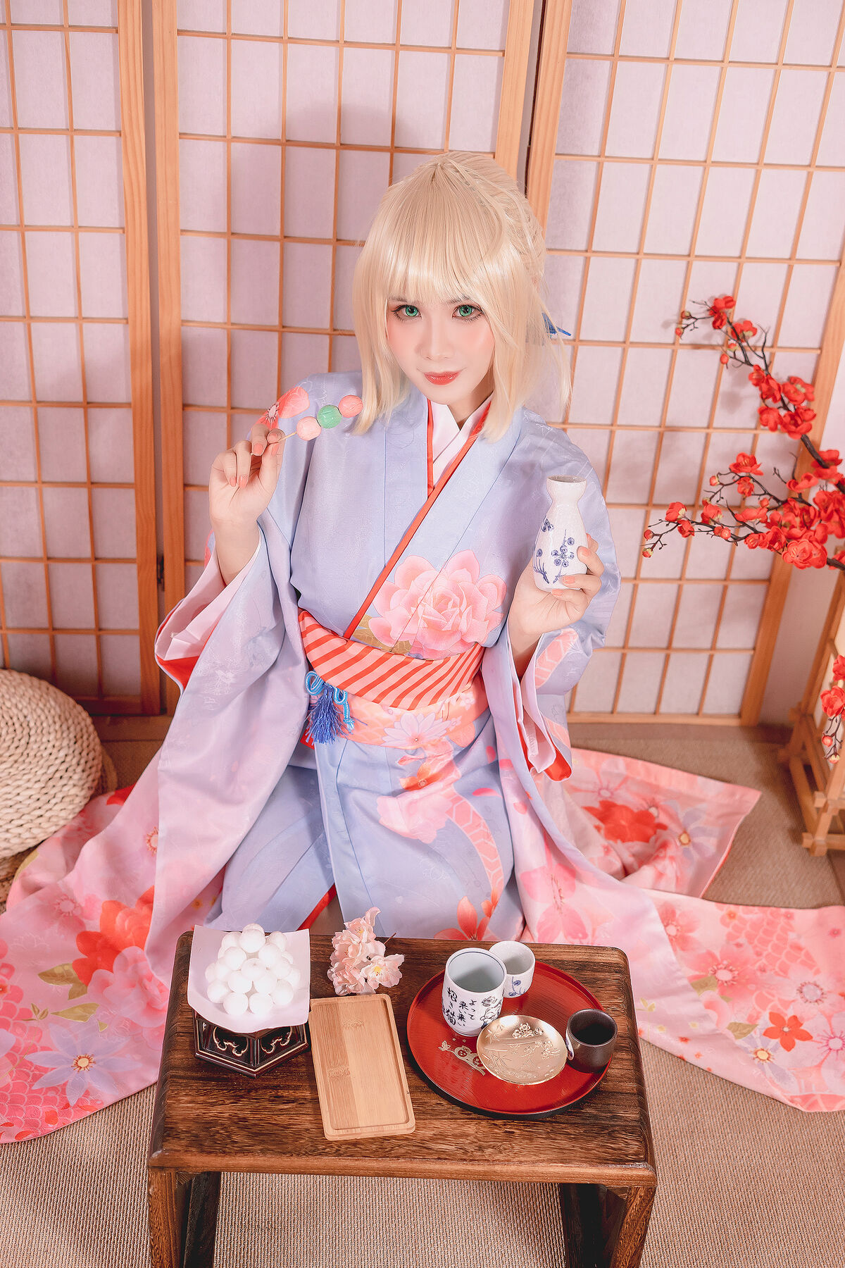 Coser@Pyon – Saber Kimono