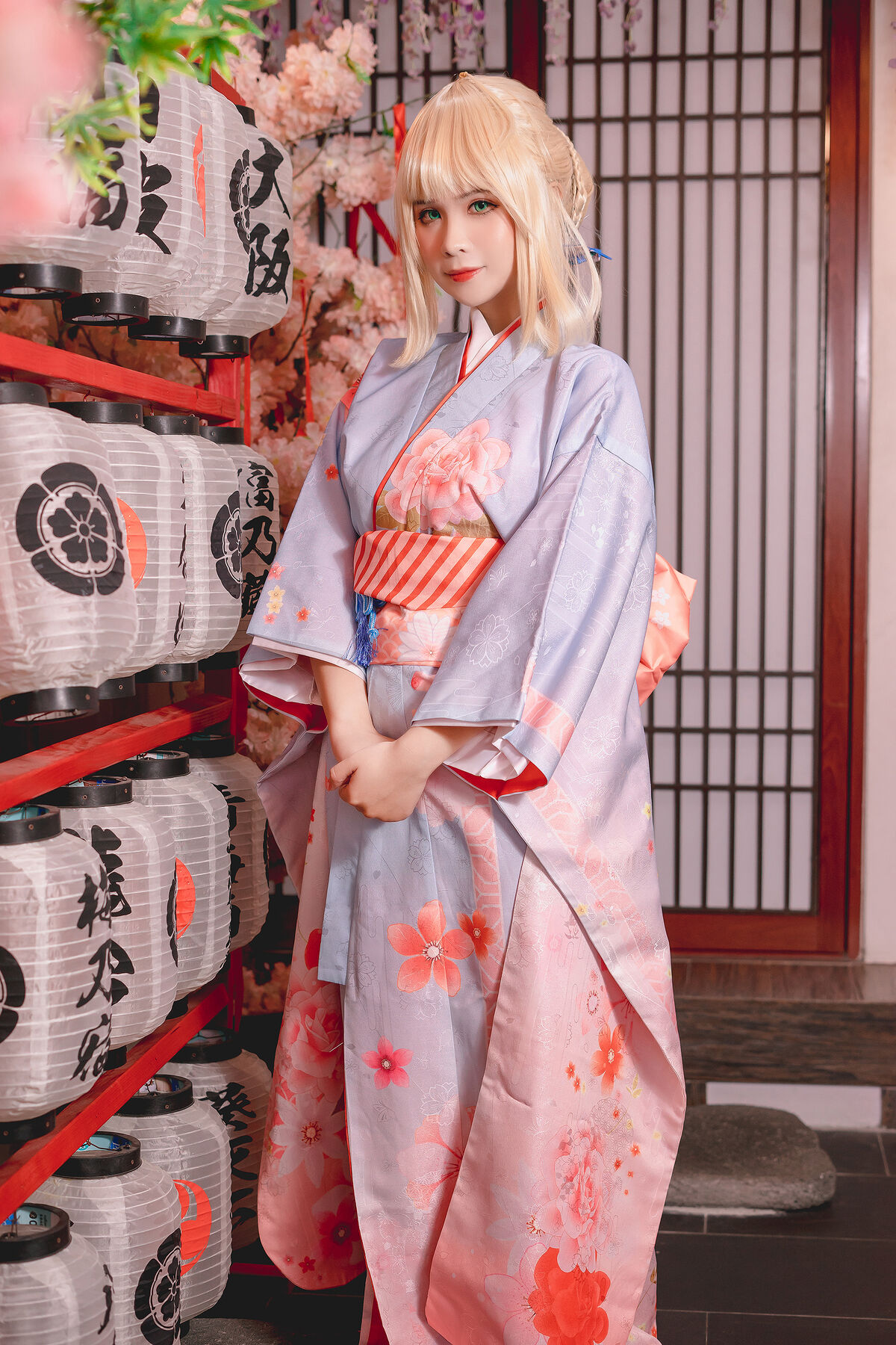 Coser@Pyon – Saber Kimono