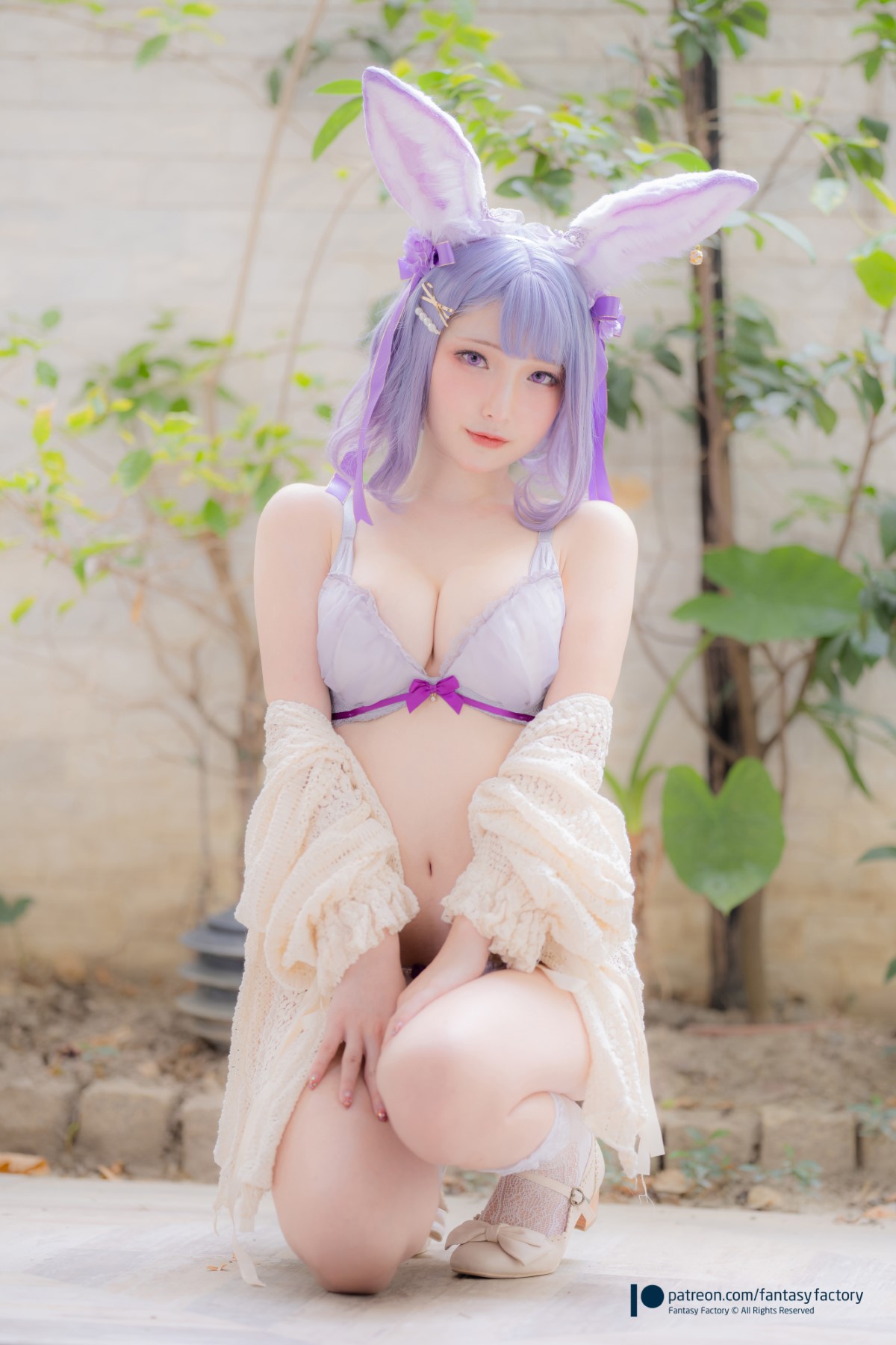 Coser@Fantasy Factory 小丁 – Purple Bunny