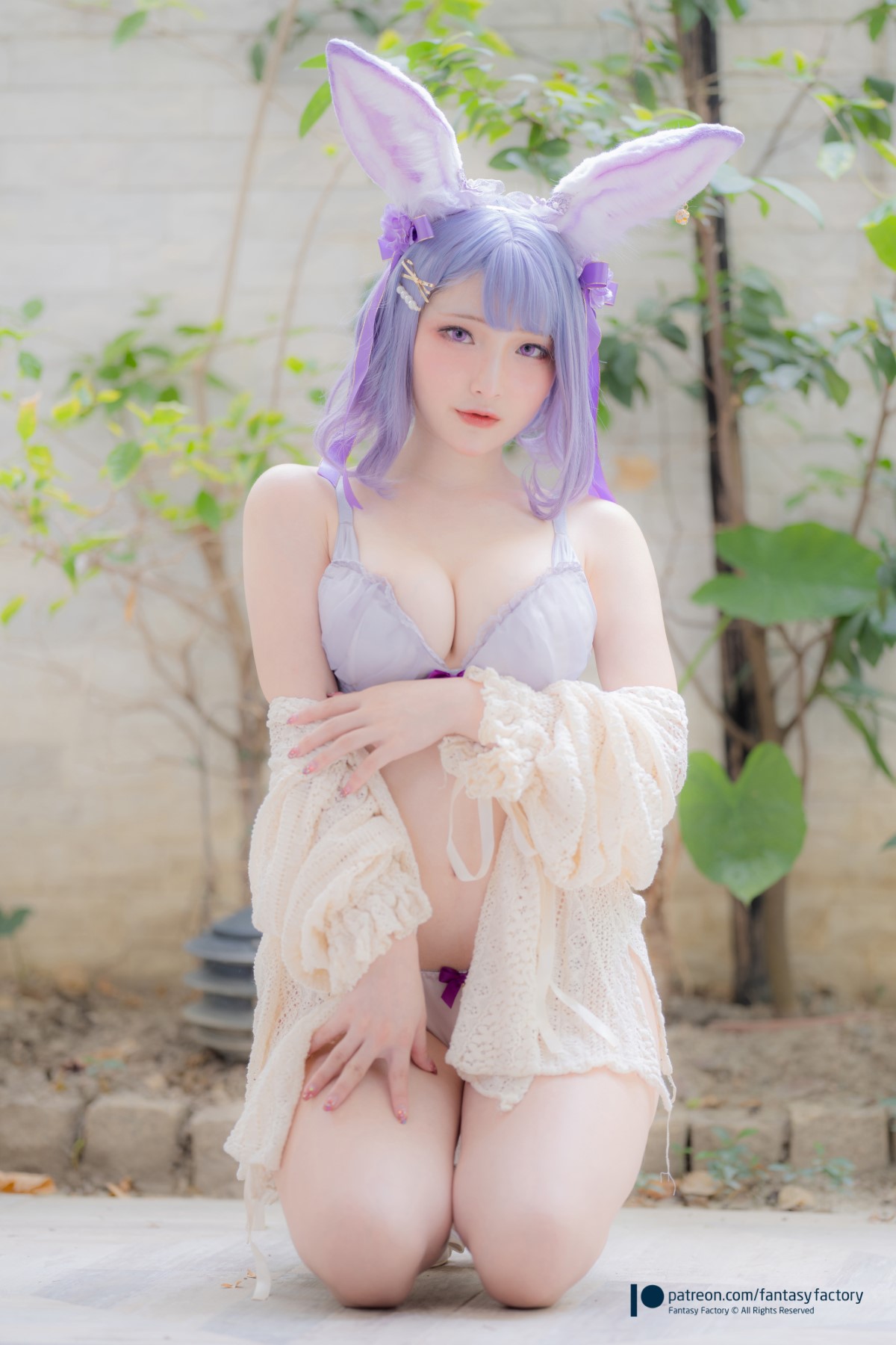 Coser@Fantasy Factory 小丁 – Purple Bunny