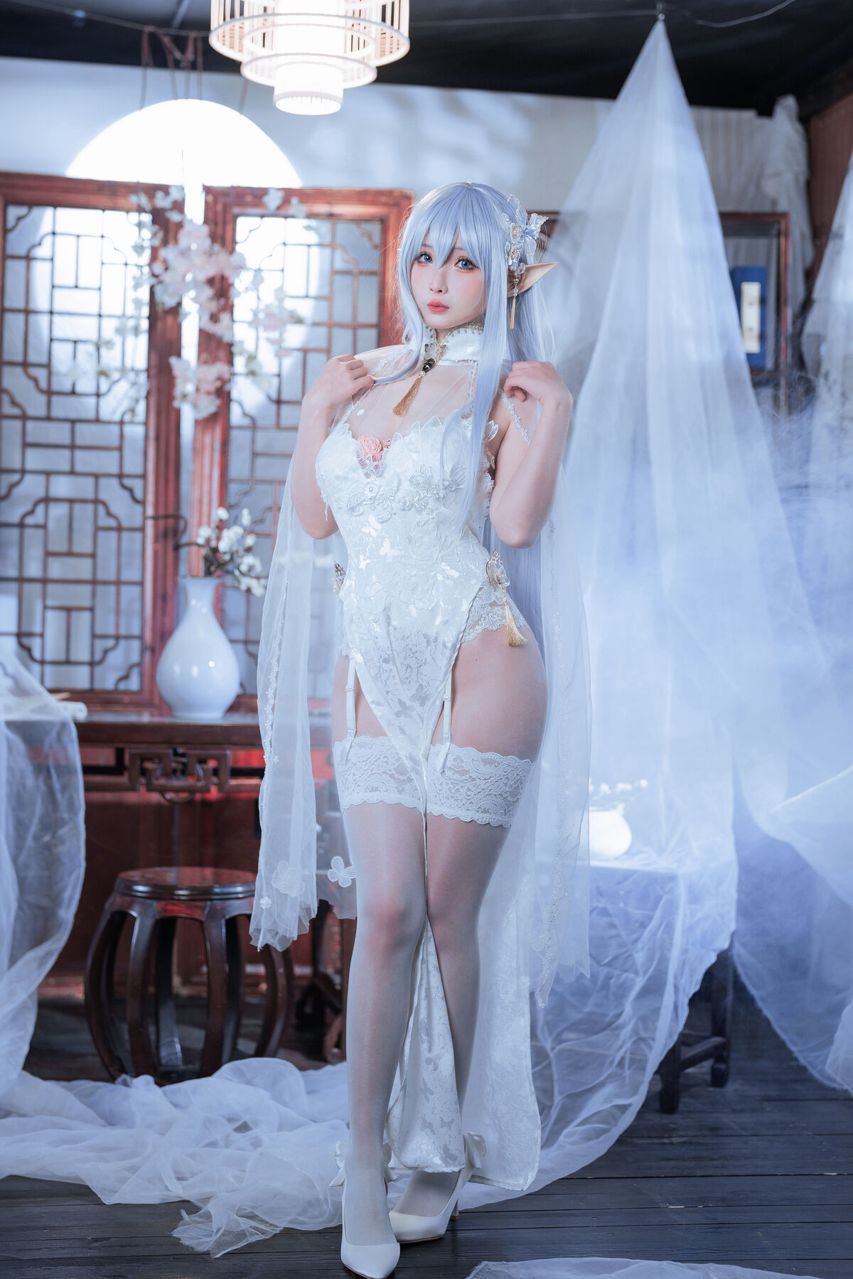 Coser@rioko凉凉子 – 阿尔比恩旗袍