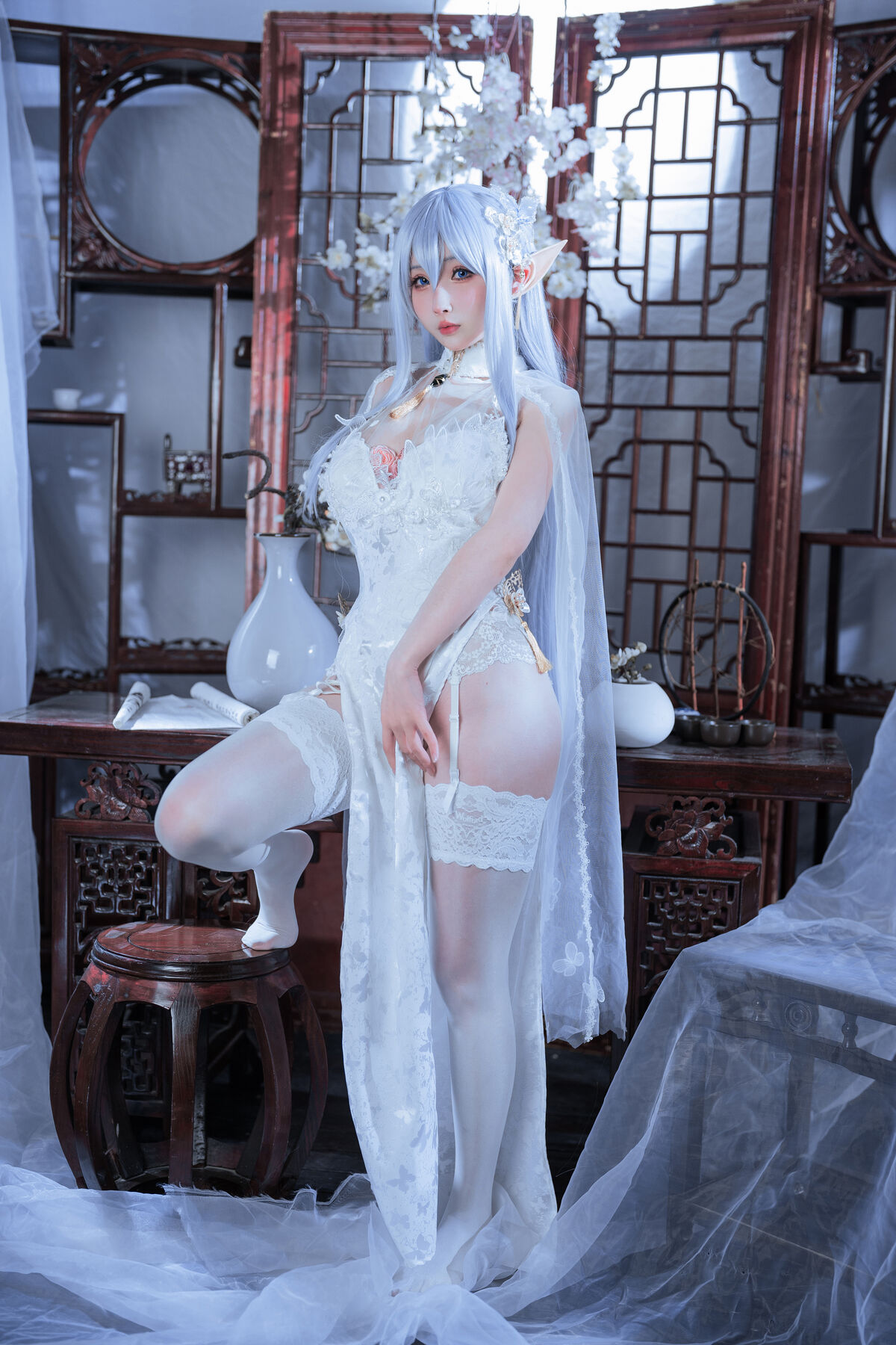 Coser@rioko凉凉子 – 阿尔比恩旗袍