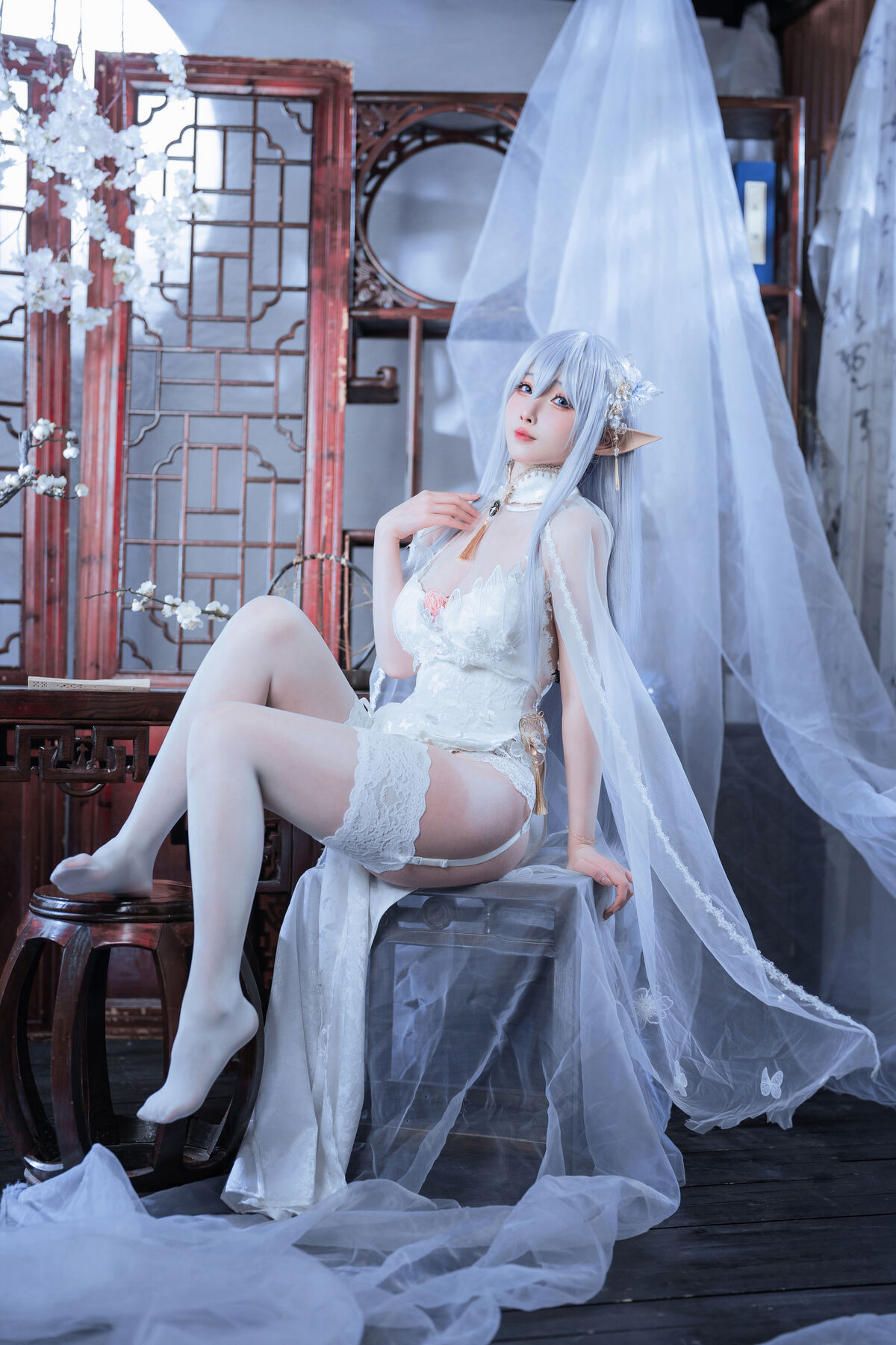 Coser@rioko凉凉子 – 阿尔比恩旗袍