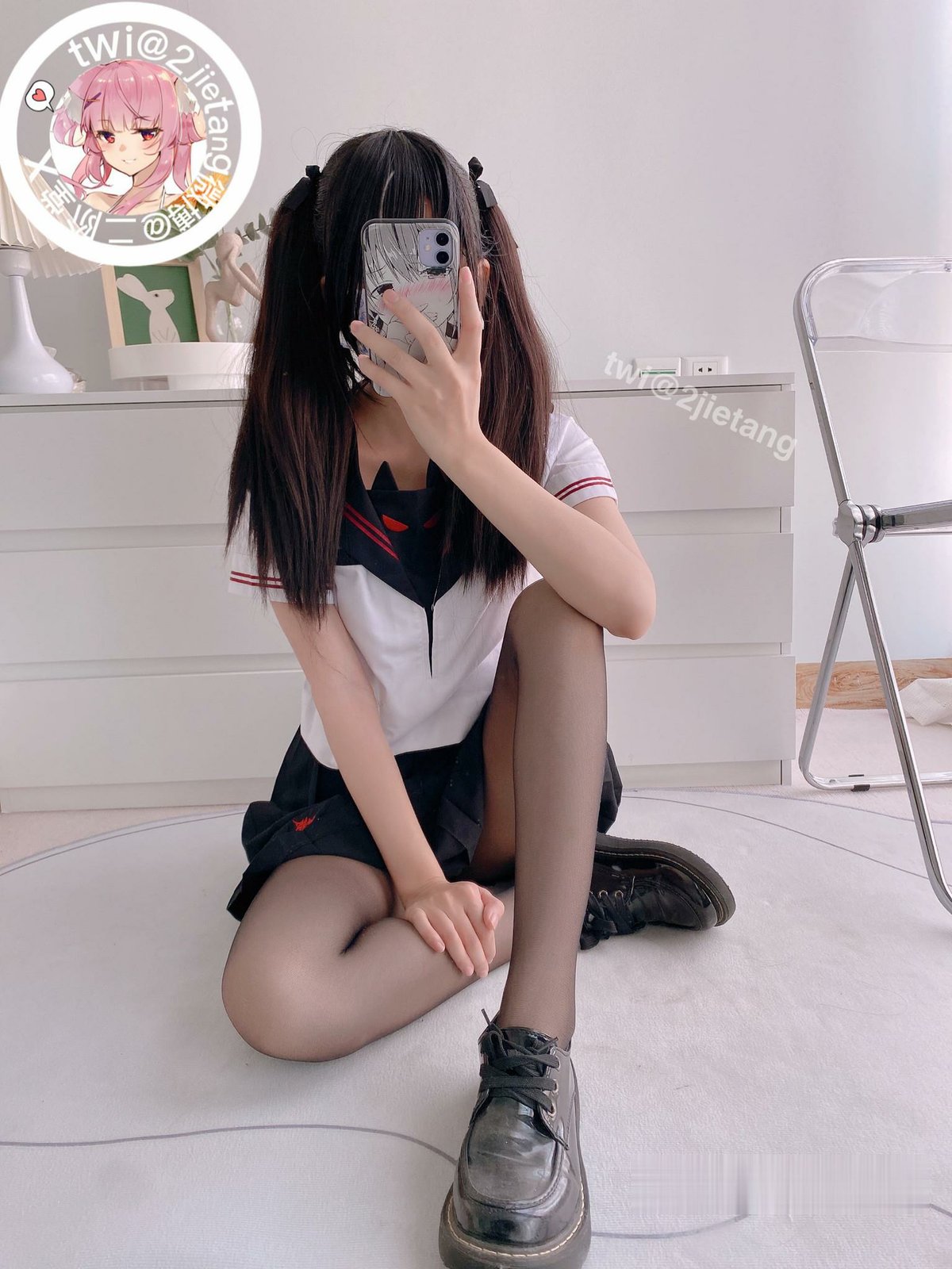 Coser@二阶堂 – JK黑丝