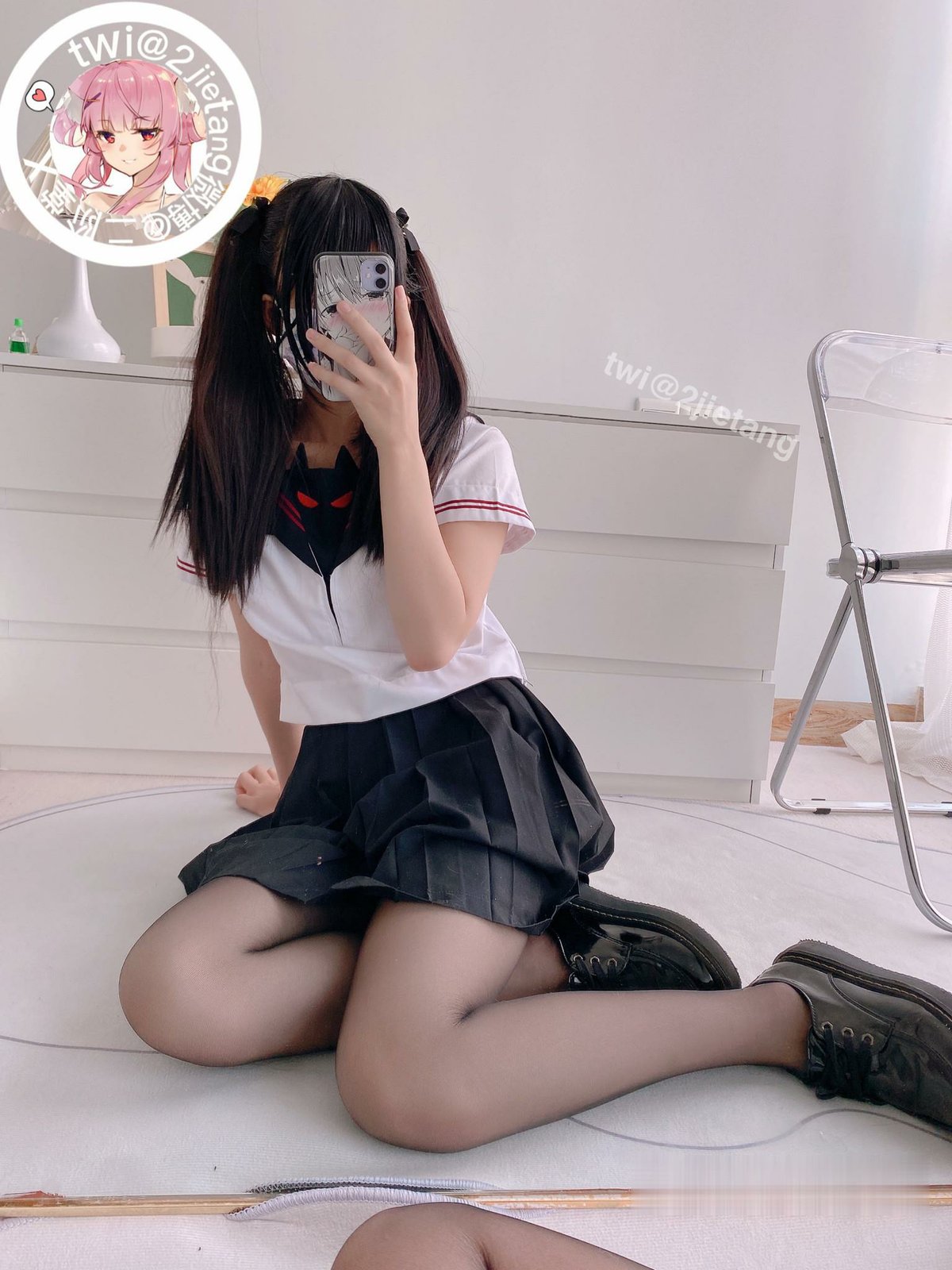 Coser@二阶堂 – JK黑丝