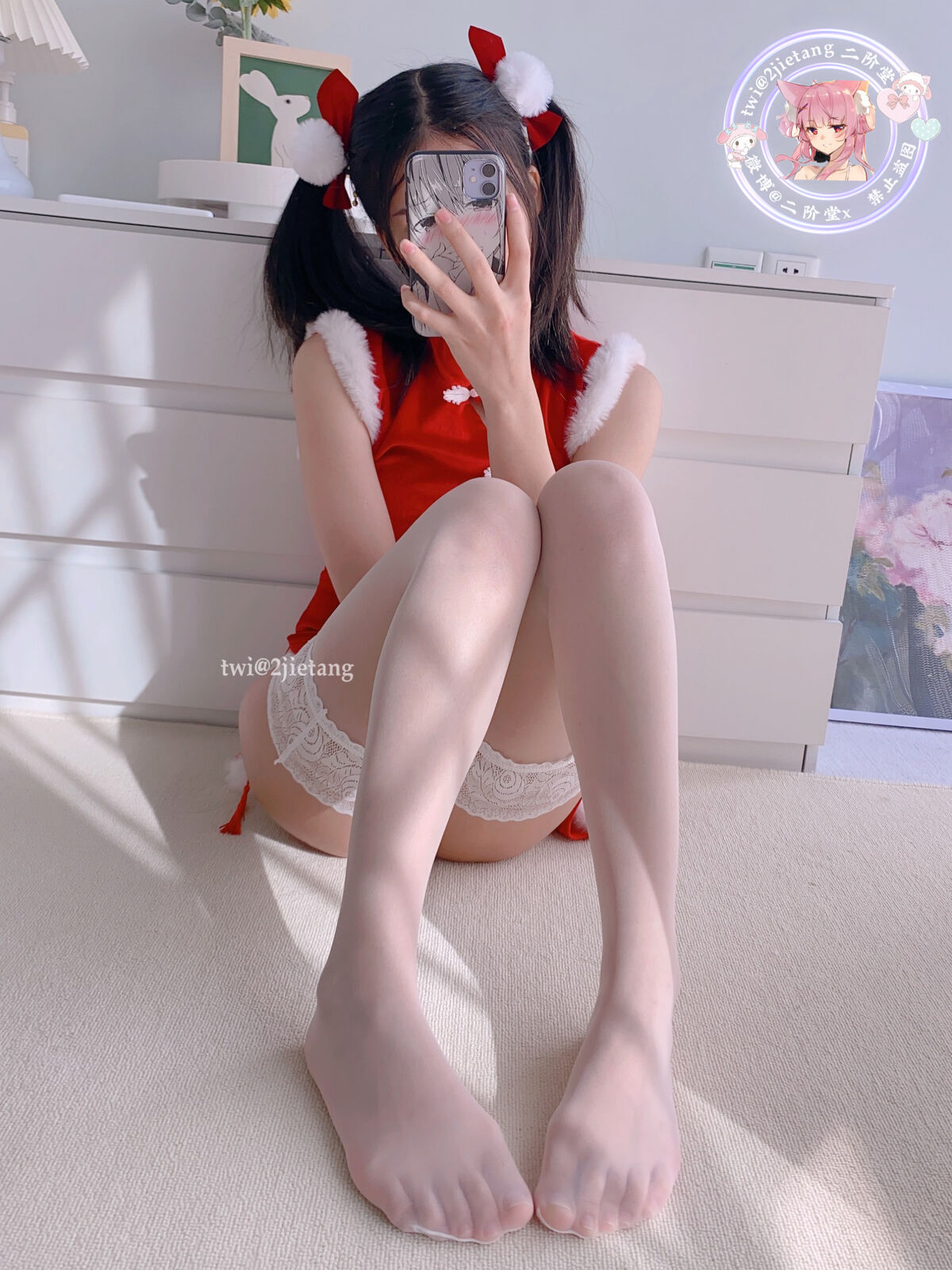 Coser@二阶堂 – 圣诞旗袍 Part2