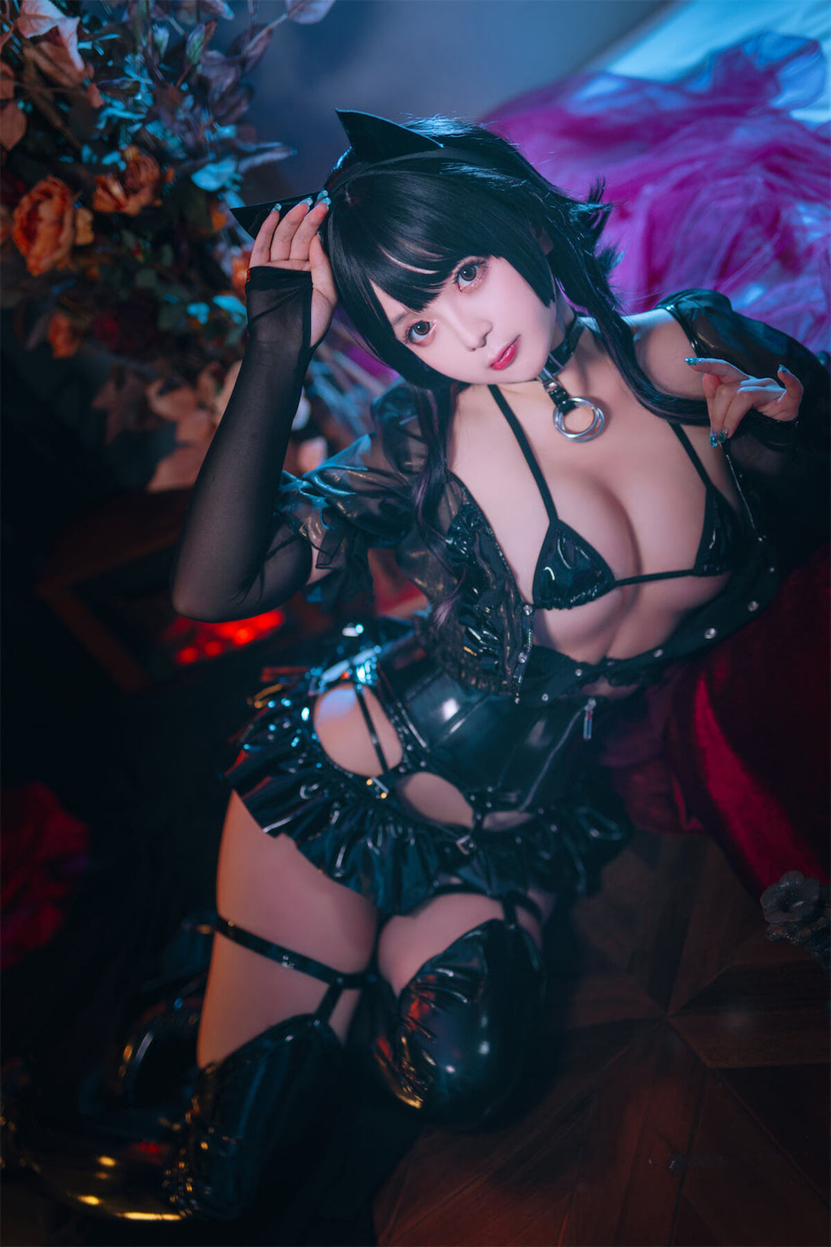 Coser@日奈娇 – 皮衣系列 猫猫领域 Part2