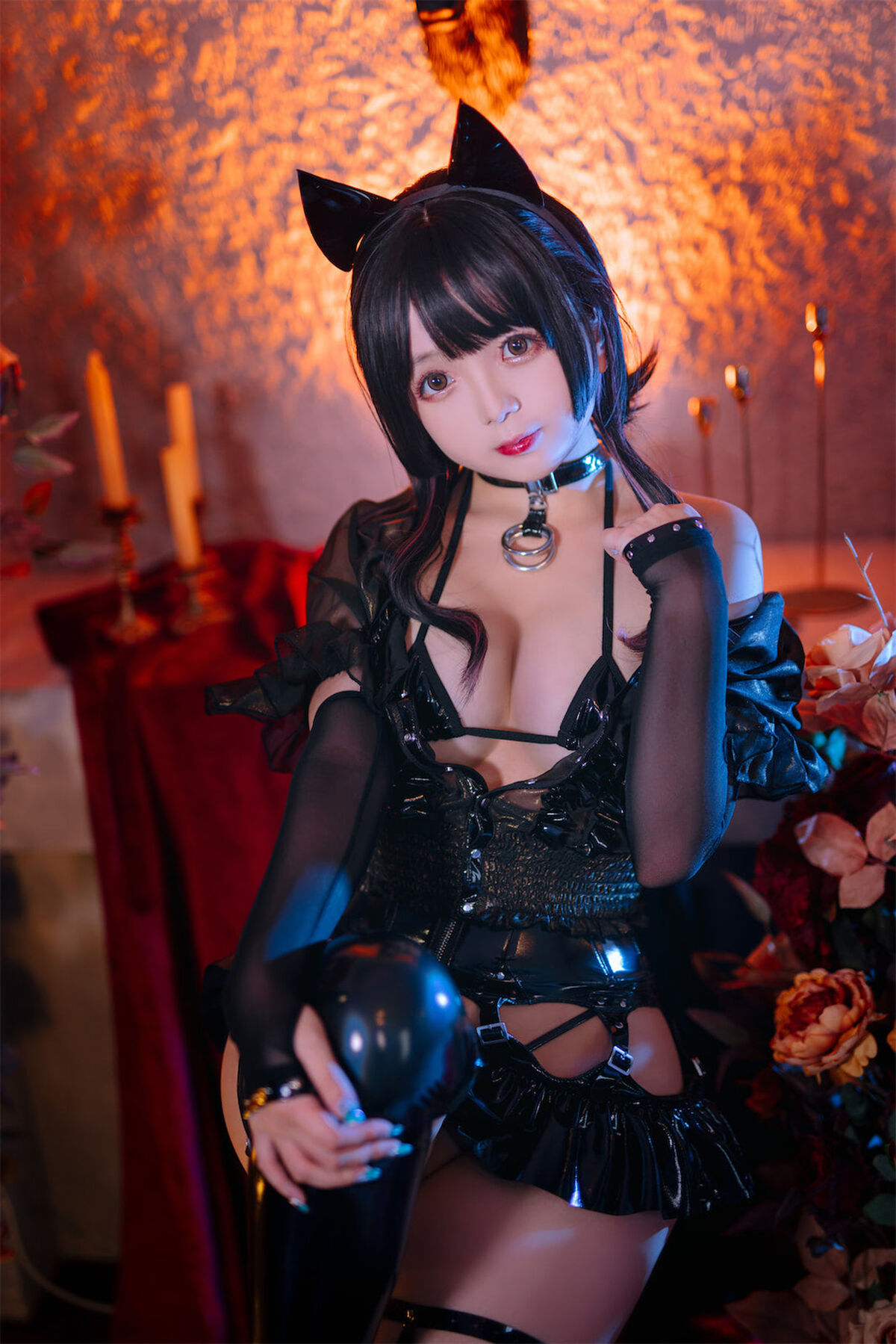 Coser@日奈娇 – 皮衣系列 猫猫领域 Part2