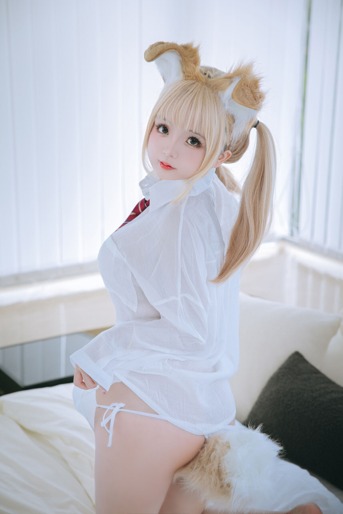 Coser@日奈娇 – 衬衫小狗 Part1