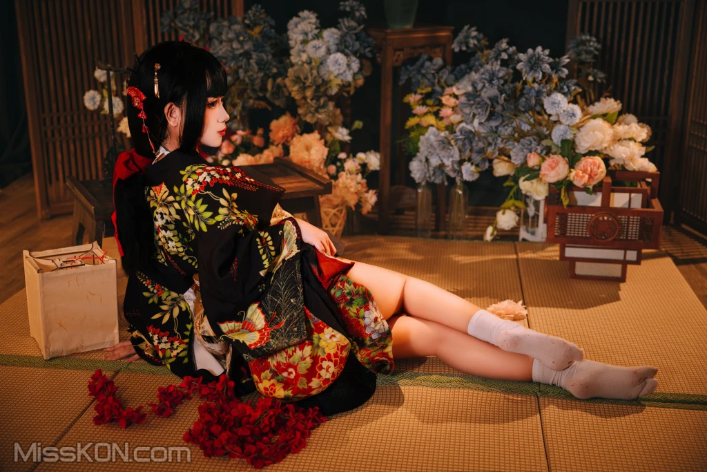 Coser@日奈娇: 花魁狐妖 (144 photos )