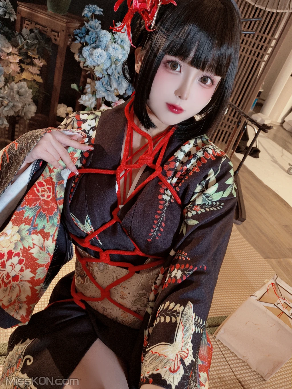 Coser@日奈娇: 花魁狐妖 (144 photos )