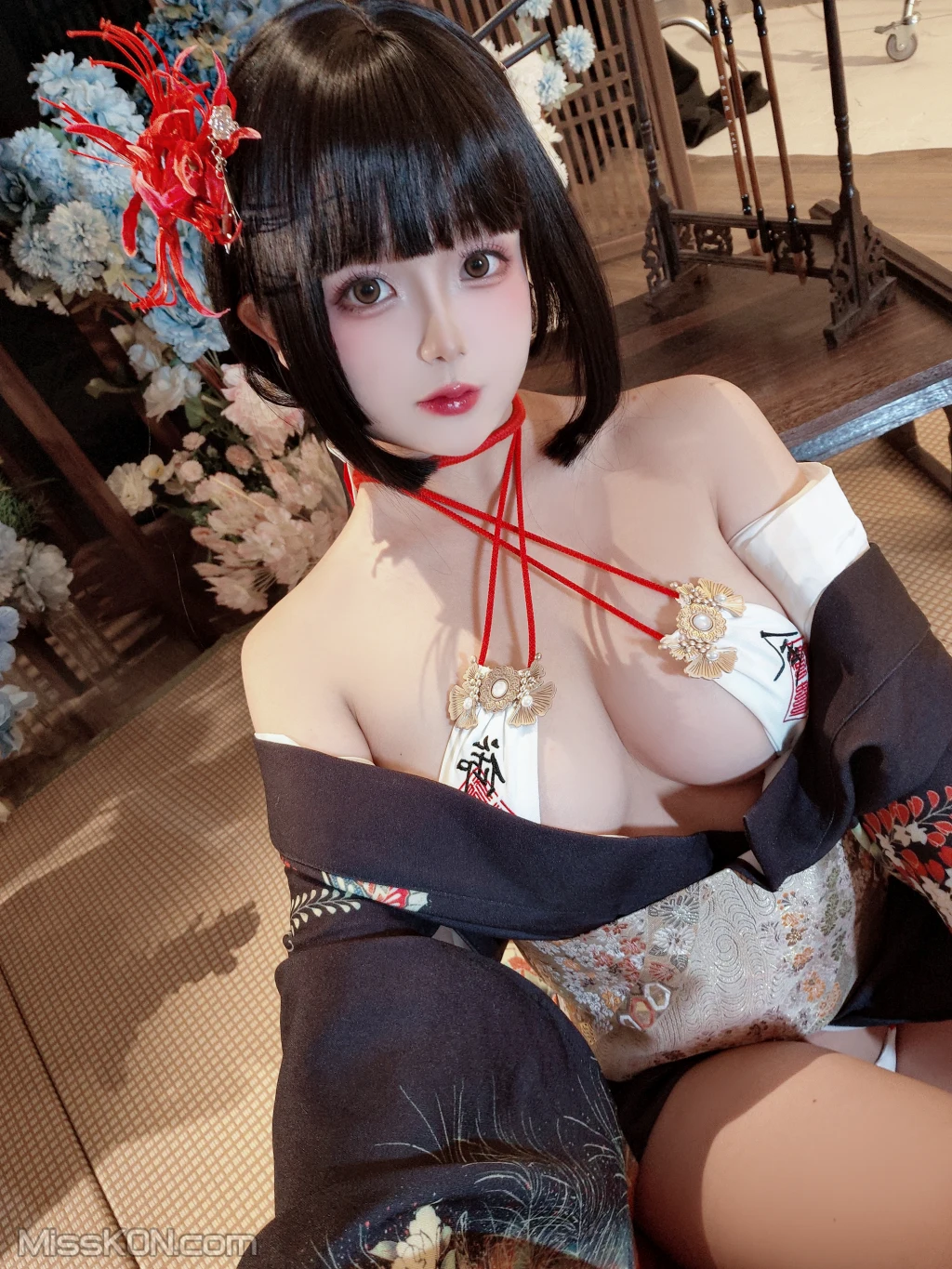 Coser@日奈娇: 花魁狐妖 (144 photos )