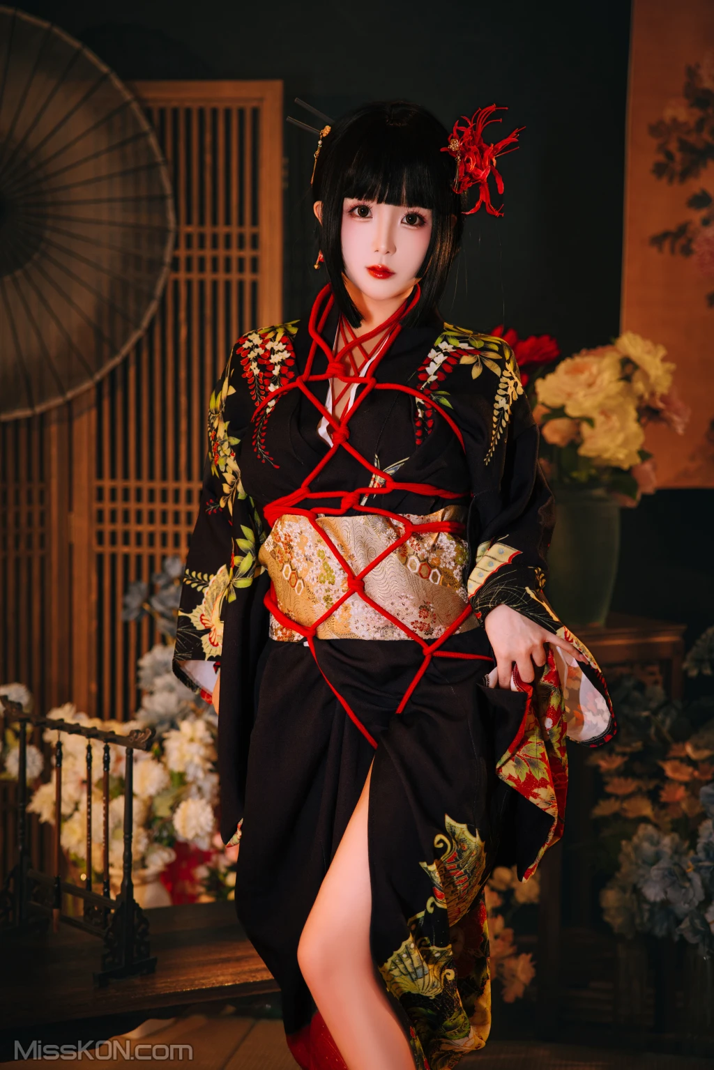 Coser@日奈娇: 花魁狐妖 (144 photos )