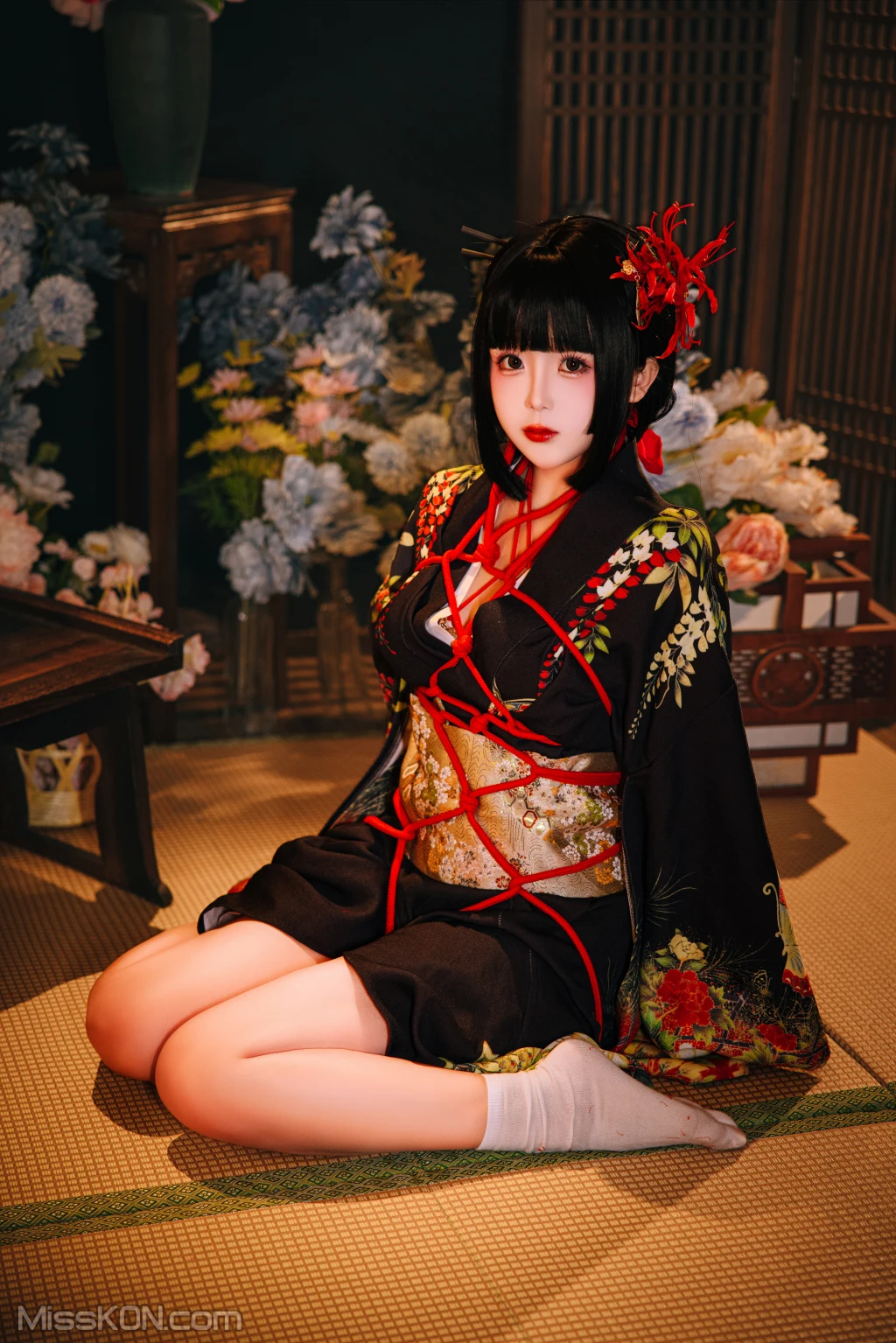 Coser@日奈娇: 花魁狐妖 (144 photos )