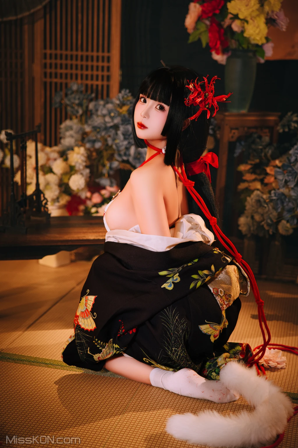 Coser@日奈娇: 花魁狐妖 (144 photos )