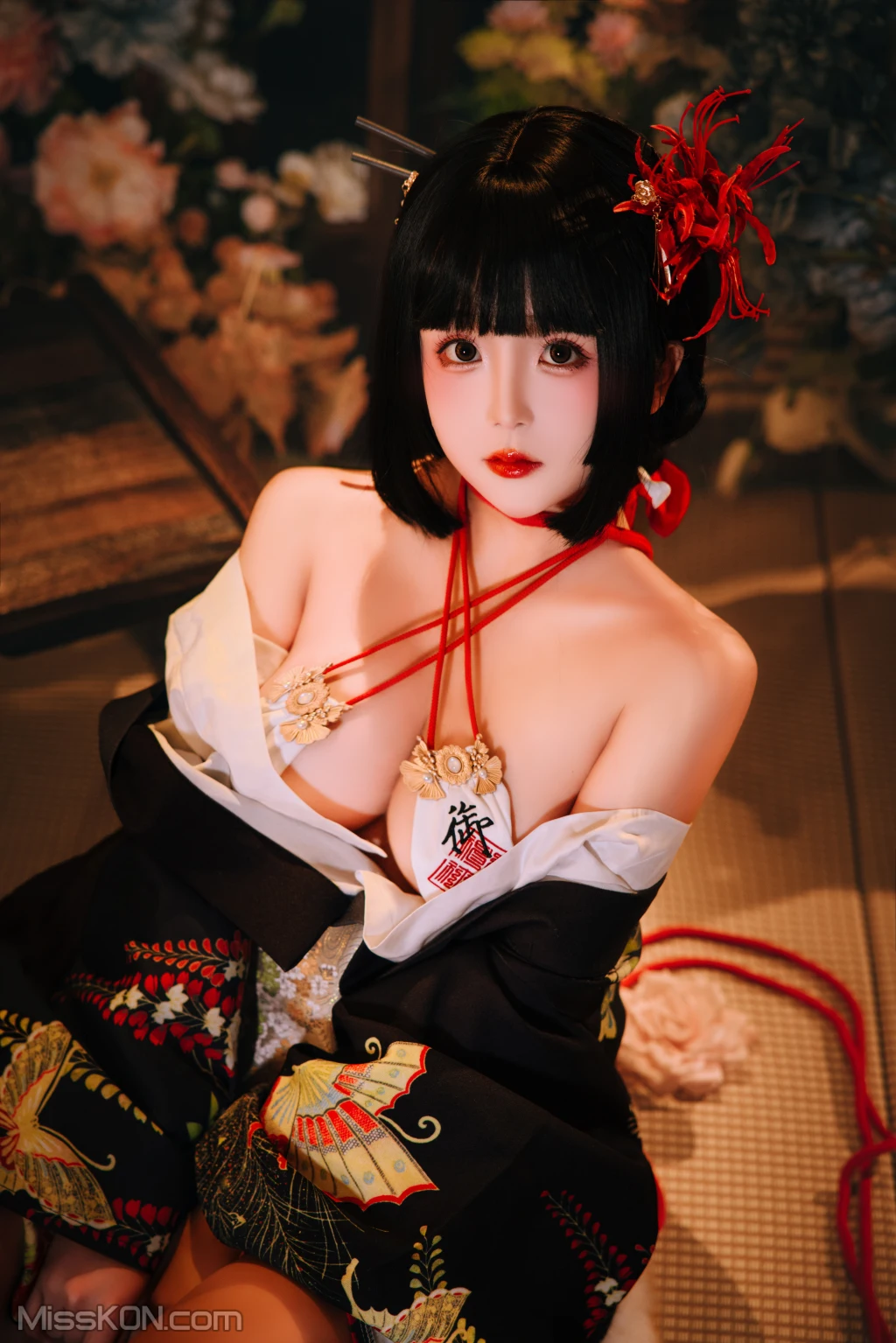 Coser@日奈娇: 花魁狐妖 (144 photos )