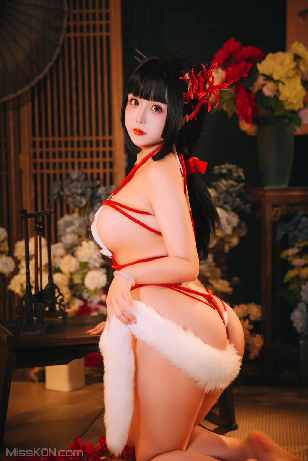 Coser@日奈娇: 花魁狐妖 (144 photos )