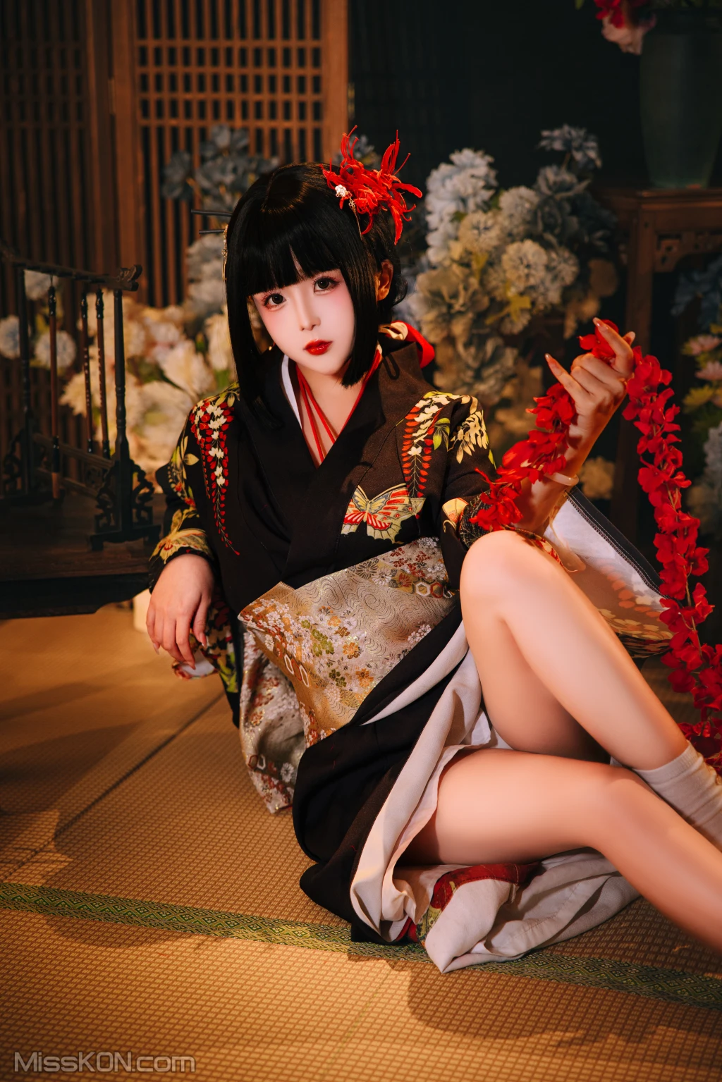 Coser@日奈娇: 花魁狐妖 (144 photos )