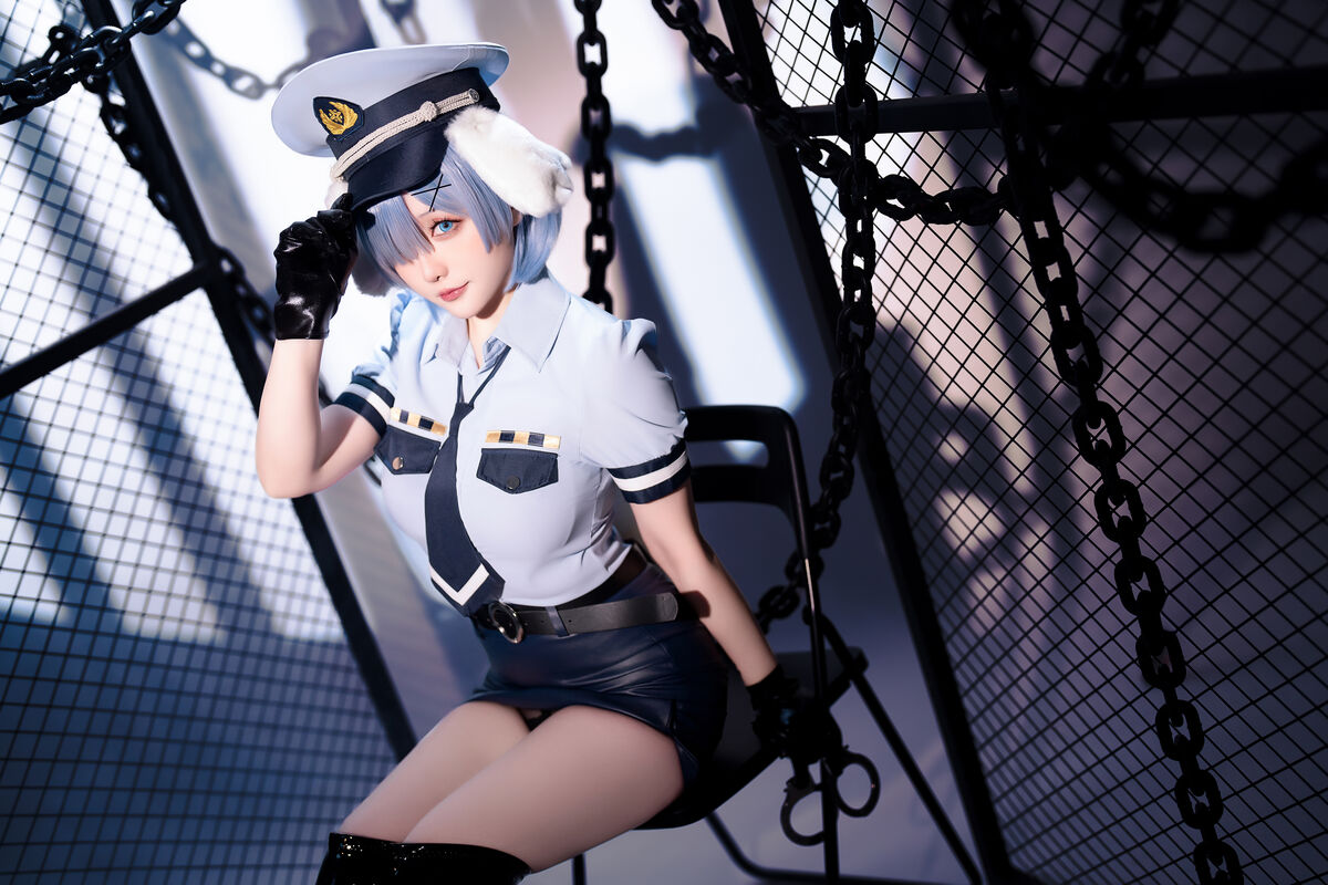 Coser@星之迟迟Hoshilily – 2024年02月计划C RE0 蕾姆 狗耳警官 Part1