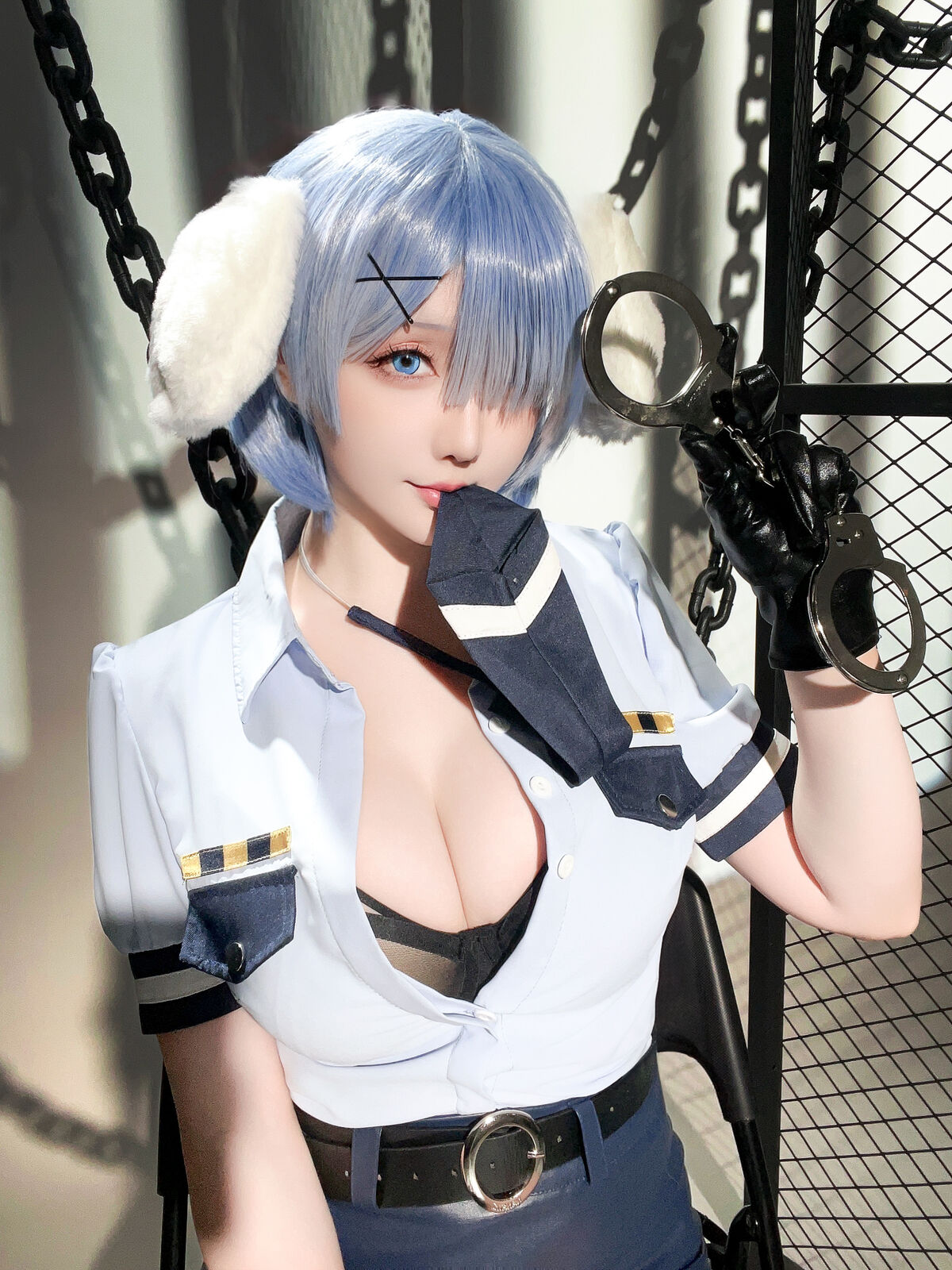 Coser@星之迟迟Hoshilily – 2024年02月计划C RE0 蕾姆 狗耳警官 Part1